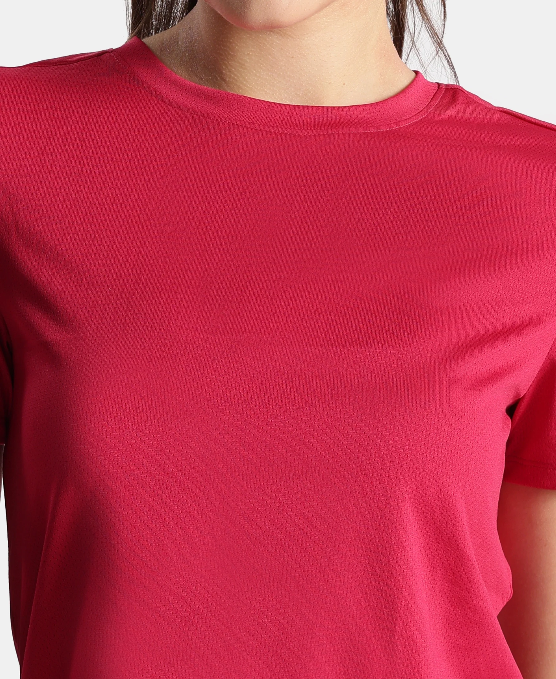 Microfiber Fabric Regular Fit Half Sleeve Breathable Mesh T-Shirt - Granita - Image 8
