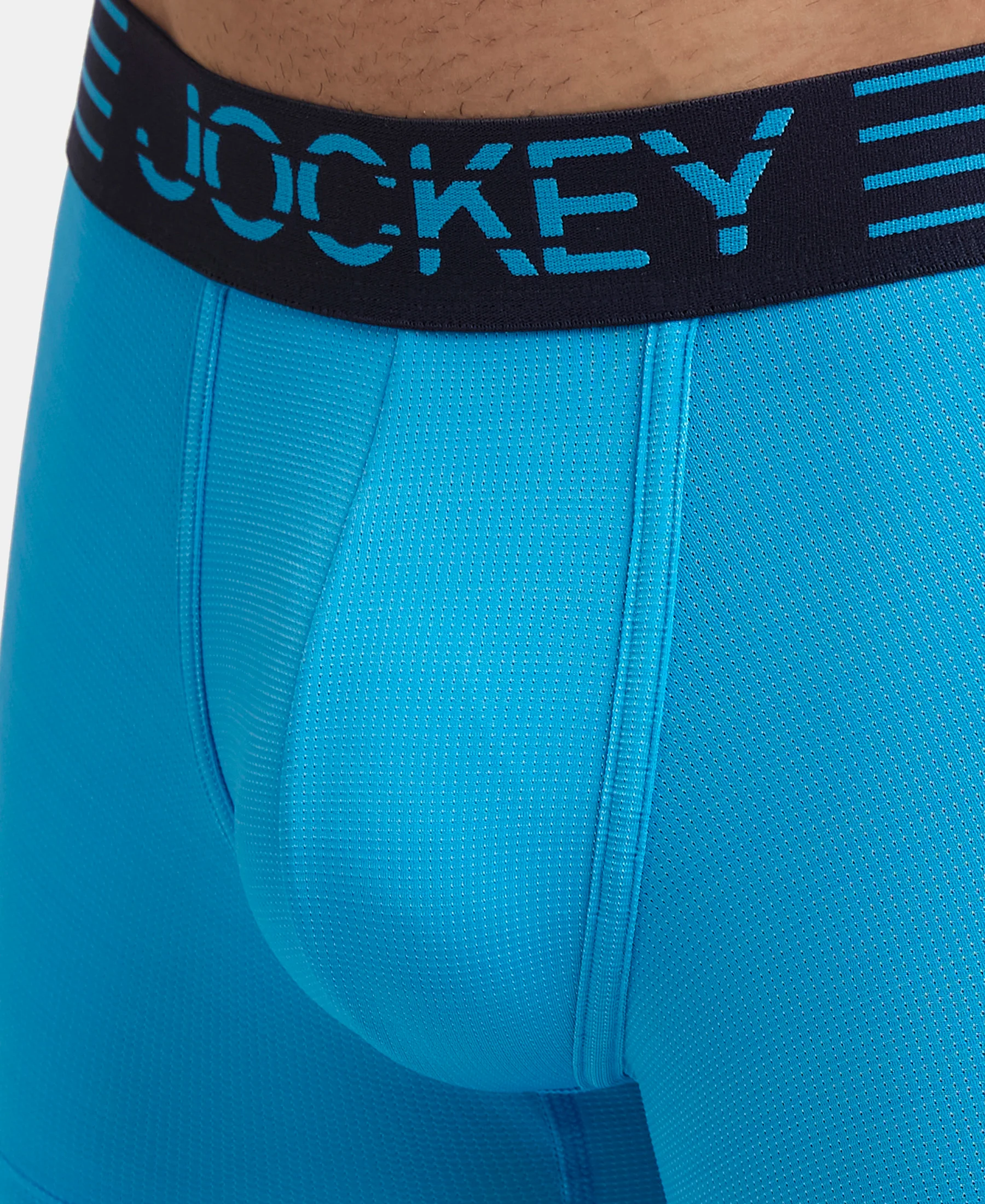 Microfiber Mesh Elastane Stretch Performance Trunk with StayDry Technology - Tropical Sea - Image 6