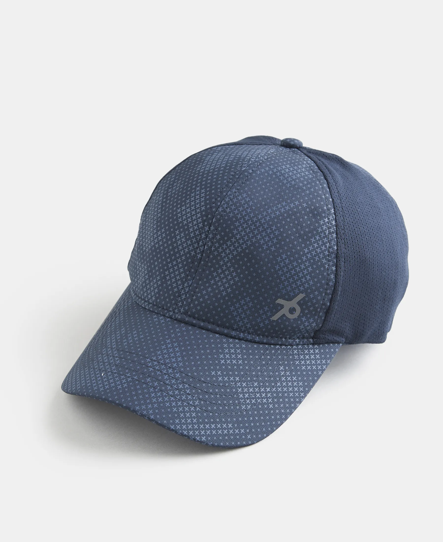 Polyester Printed Cap with Adjustable Back Closure and StayDry Technology - Navy - Image 2