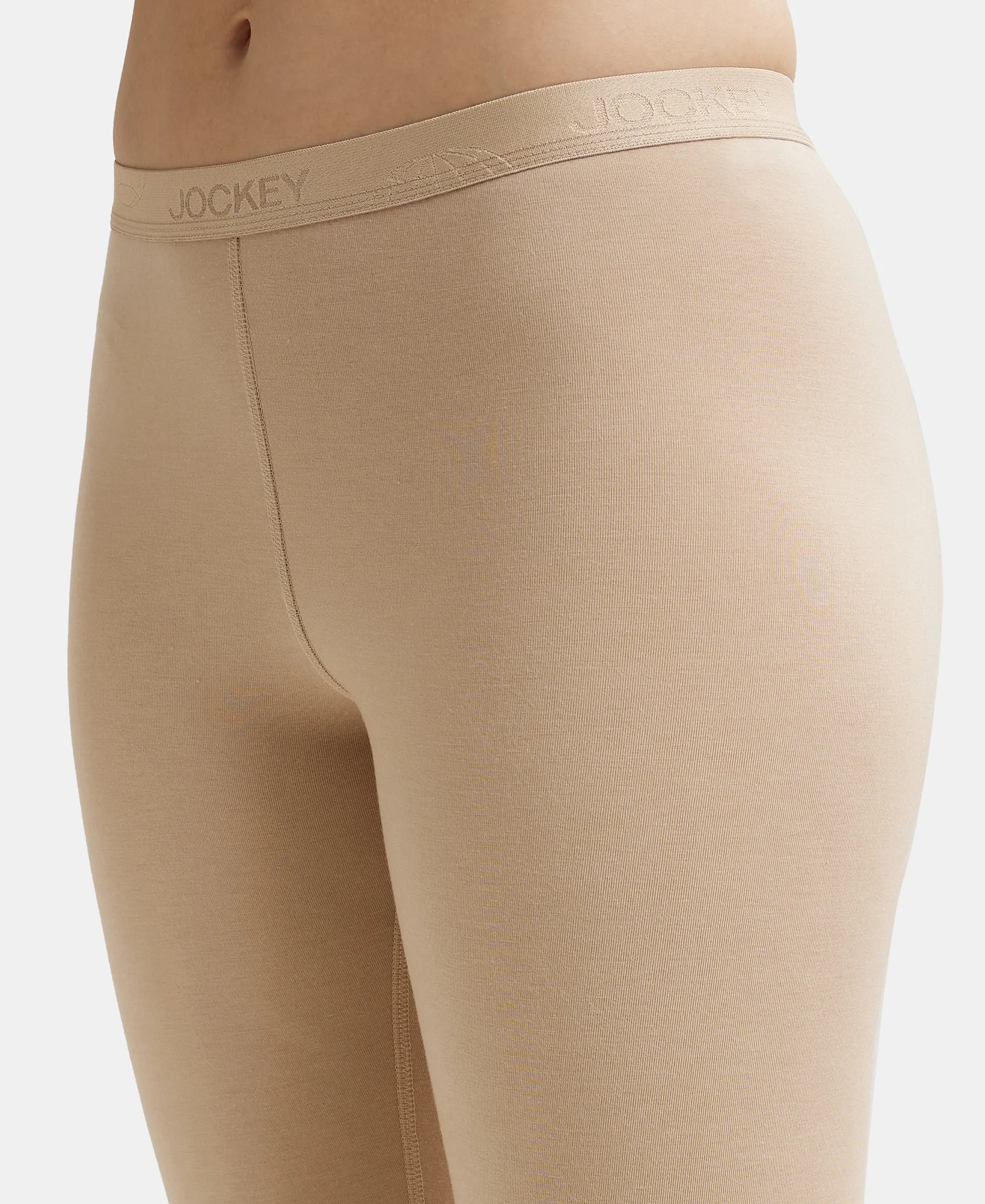 Warmth Soft Touch Microfiber Elastane Stretch Leggings with StayWarm Technology - Skin - Image 7