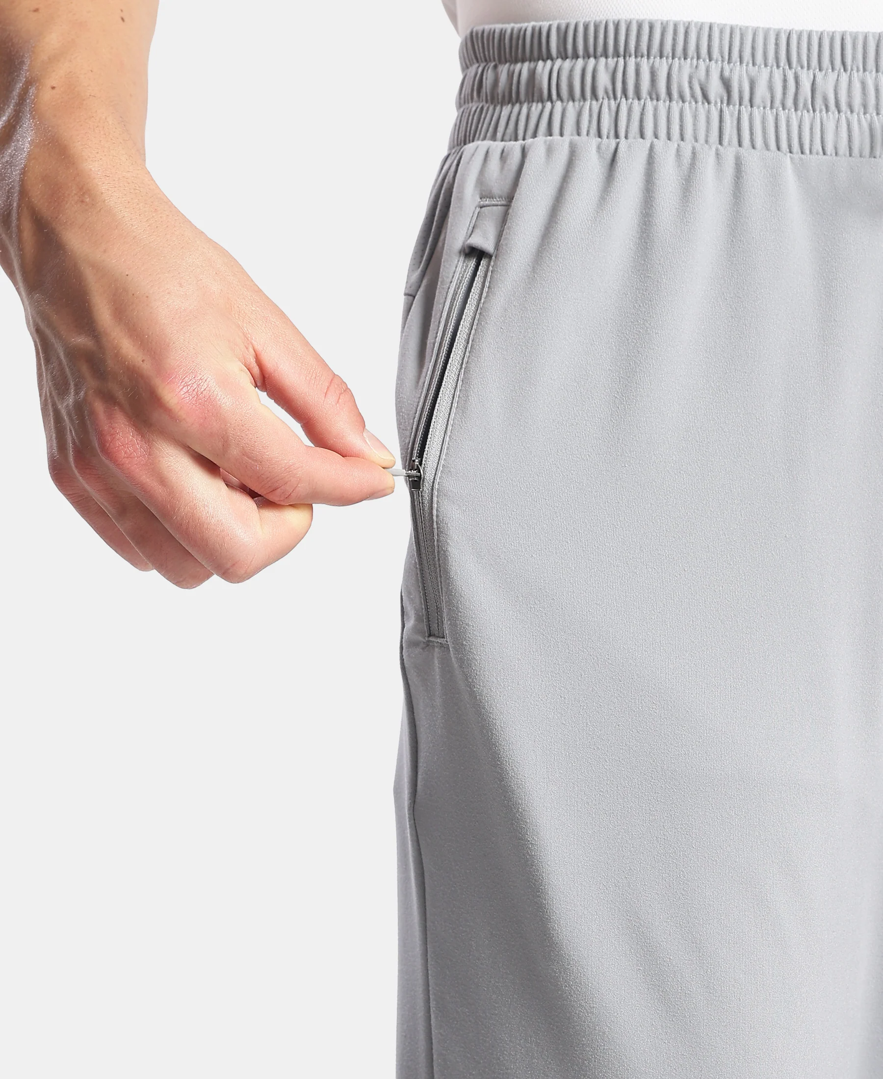 Soft Touch Microfiber Elastane Stretch Trackpant with Side Pockets and StayFresh Treatment - Weathervane - Image 9
