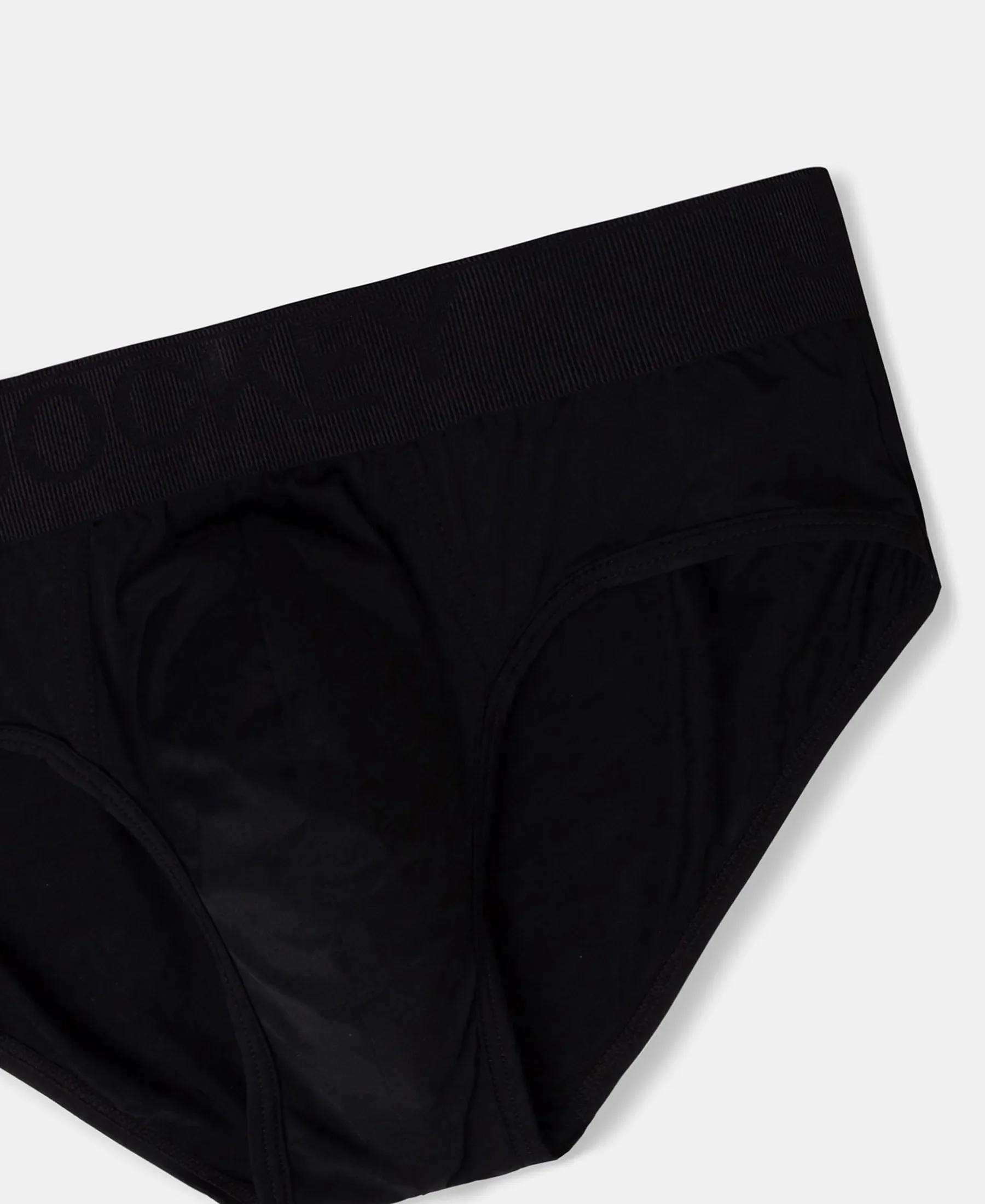 Soft Touch Recycled Microfiber Elastane Stretch Brief with Ultrasoft Waistband - Black - Image 8