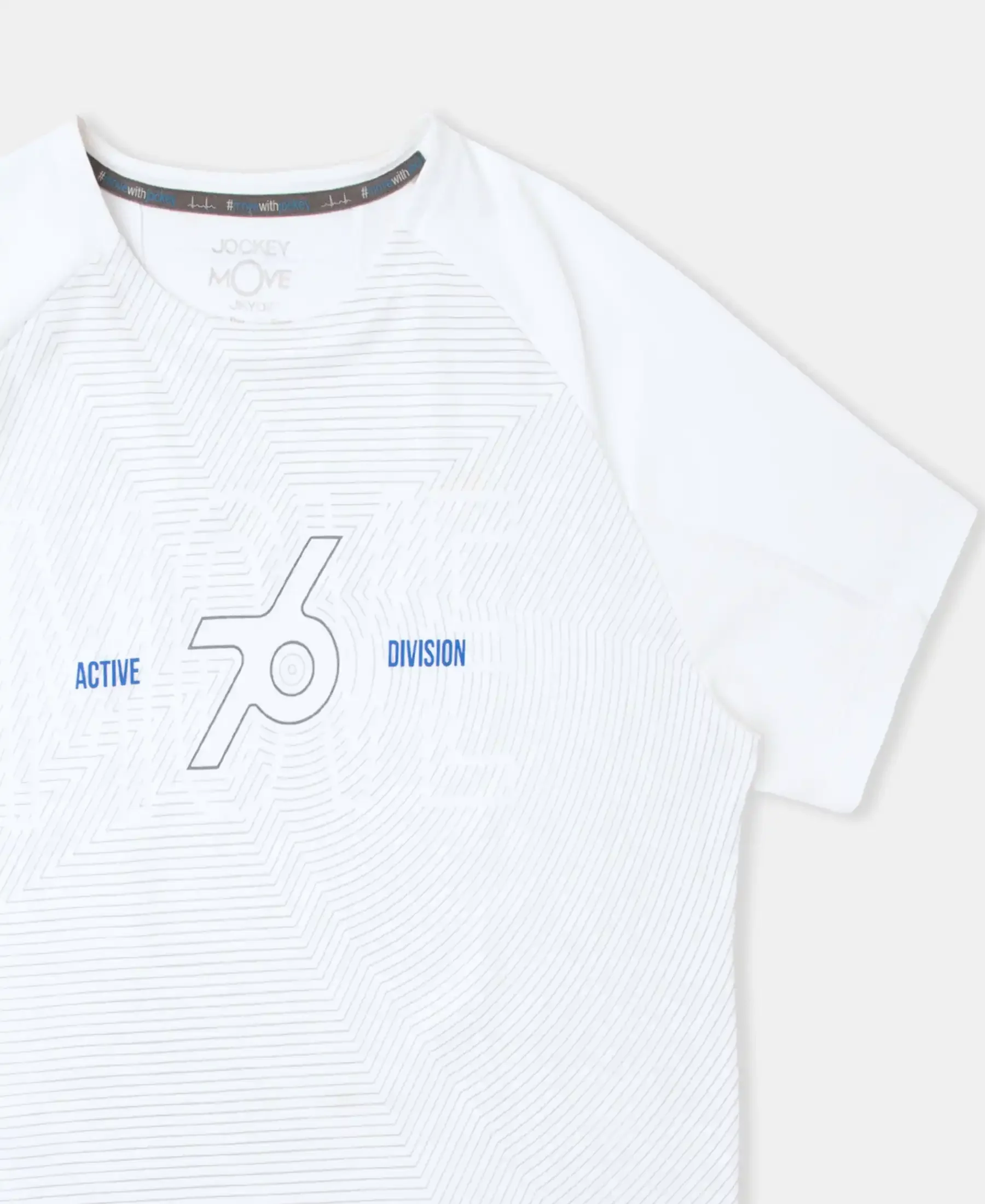 Super Combed Cotton Blend Graphic Printed Round Neck Half Sleeve T-Shirt with Stay Fresh Treatment - White New - Image 10