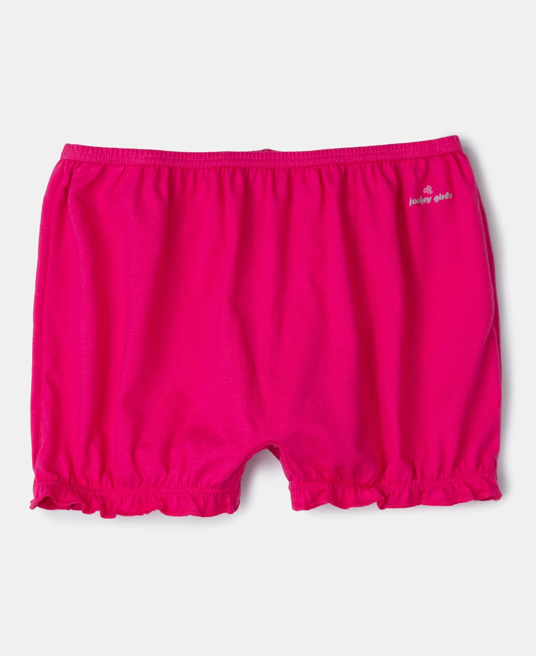 Super Combed Cotton Bloomers with Ultrasoft Waistband - Lavendula, Beetroot Pink & Angel Blue (Pack of 3) - Image 2