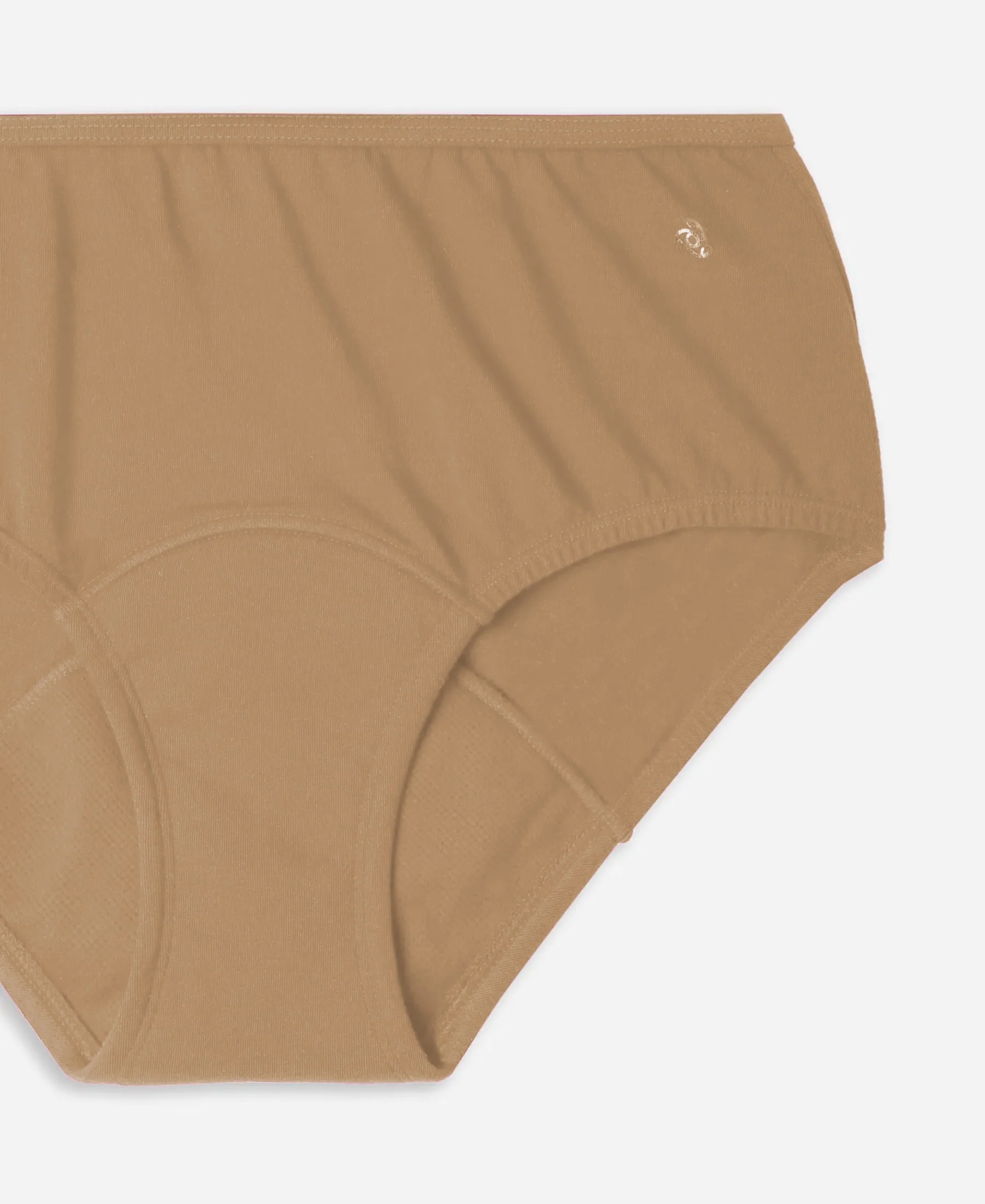 Super Combed Cotton Elastane Stretch Period Panty with Leak Proof Inner Absorbent Layer and StayFresh Treatment - Desert Taupe - Image 8