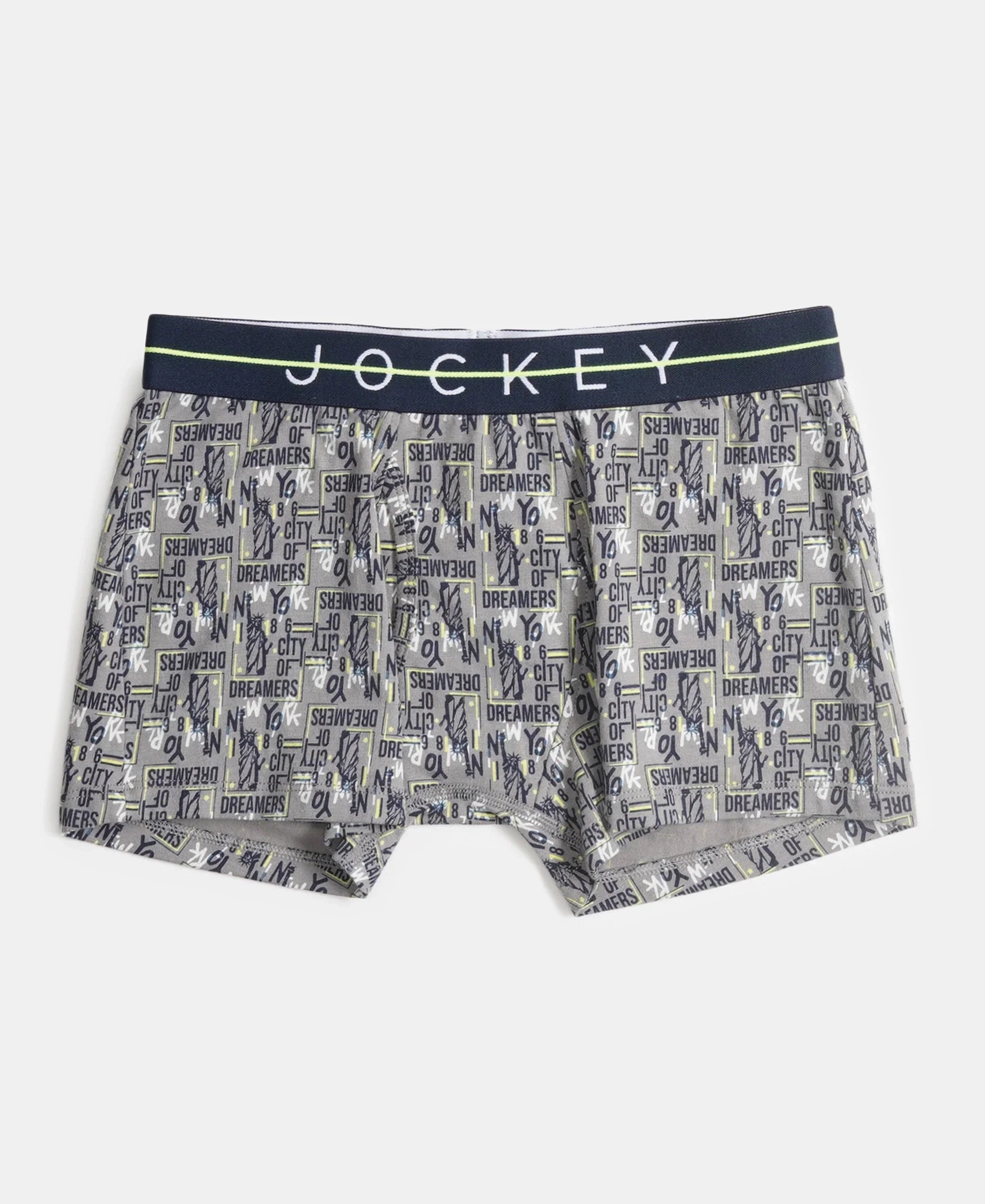 Super Combed Cotton Elastane Stretch Printed Trunk with Front Open Fly and Ultrasoft Waistband - Monument - Navy (Pack of 2) - Image 6