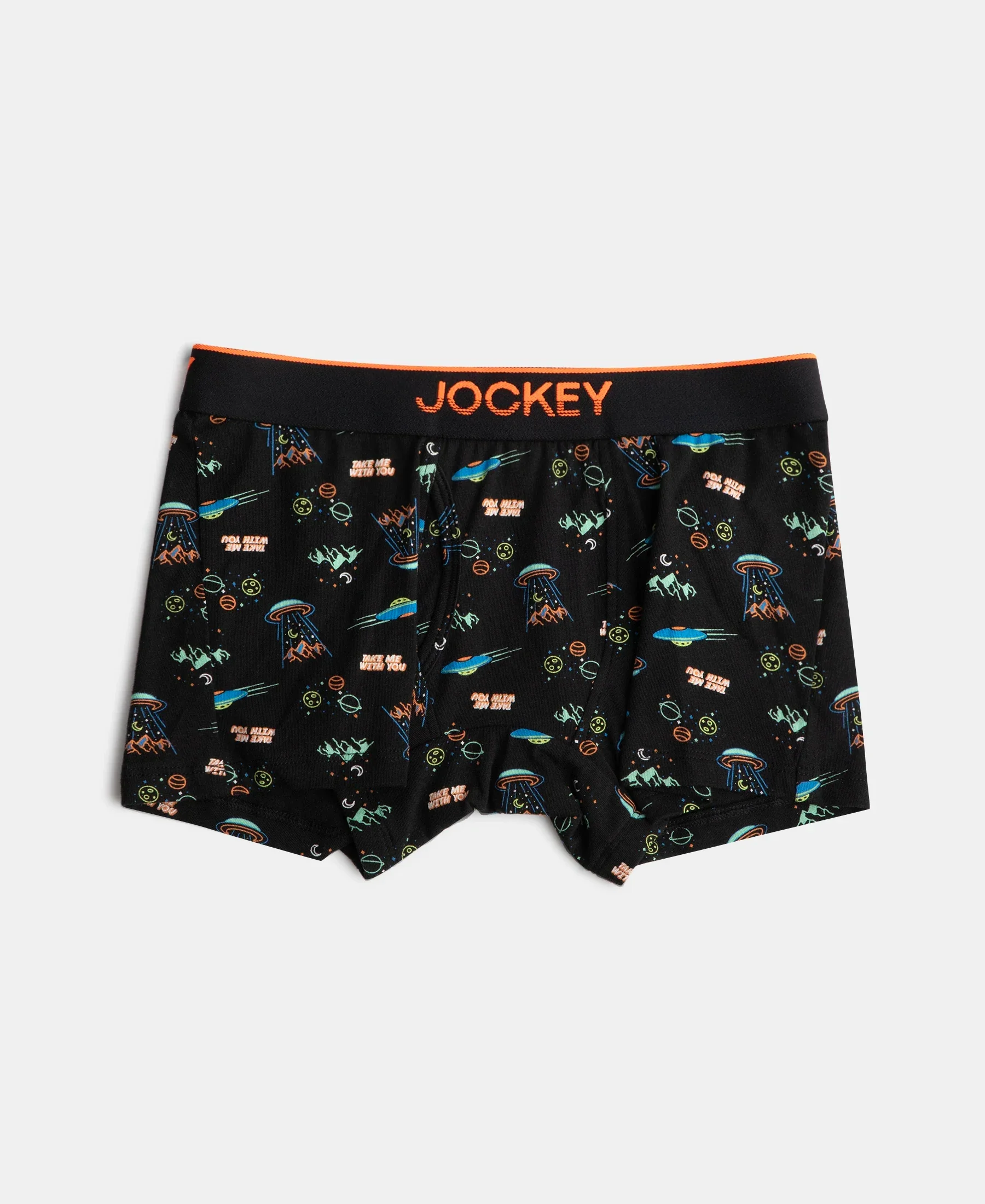 Super Combed Cotton Elastane Stretch Printed Trunk with Ultrasoft Waistband - Black & Billiard Green (Pack of 2) - Image 6