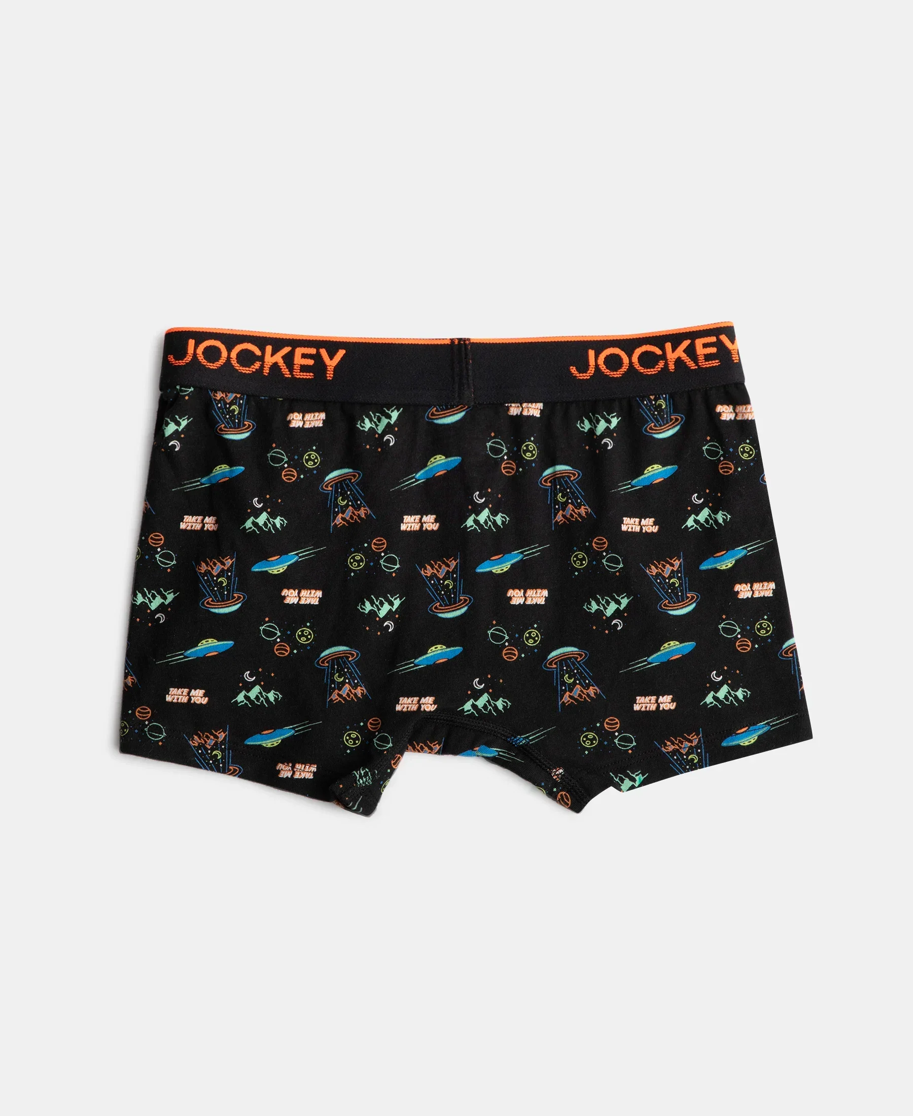 Super Combed Cotton Elastane Stretch Printed Trunk with Ultrasoft Waistband - Black & Billiard Green (Pack of 2) - Image 7