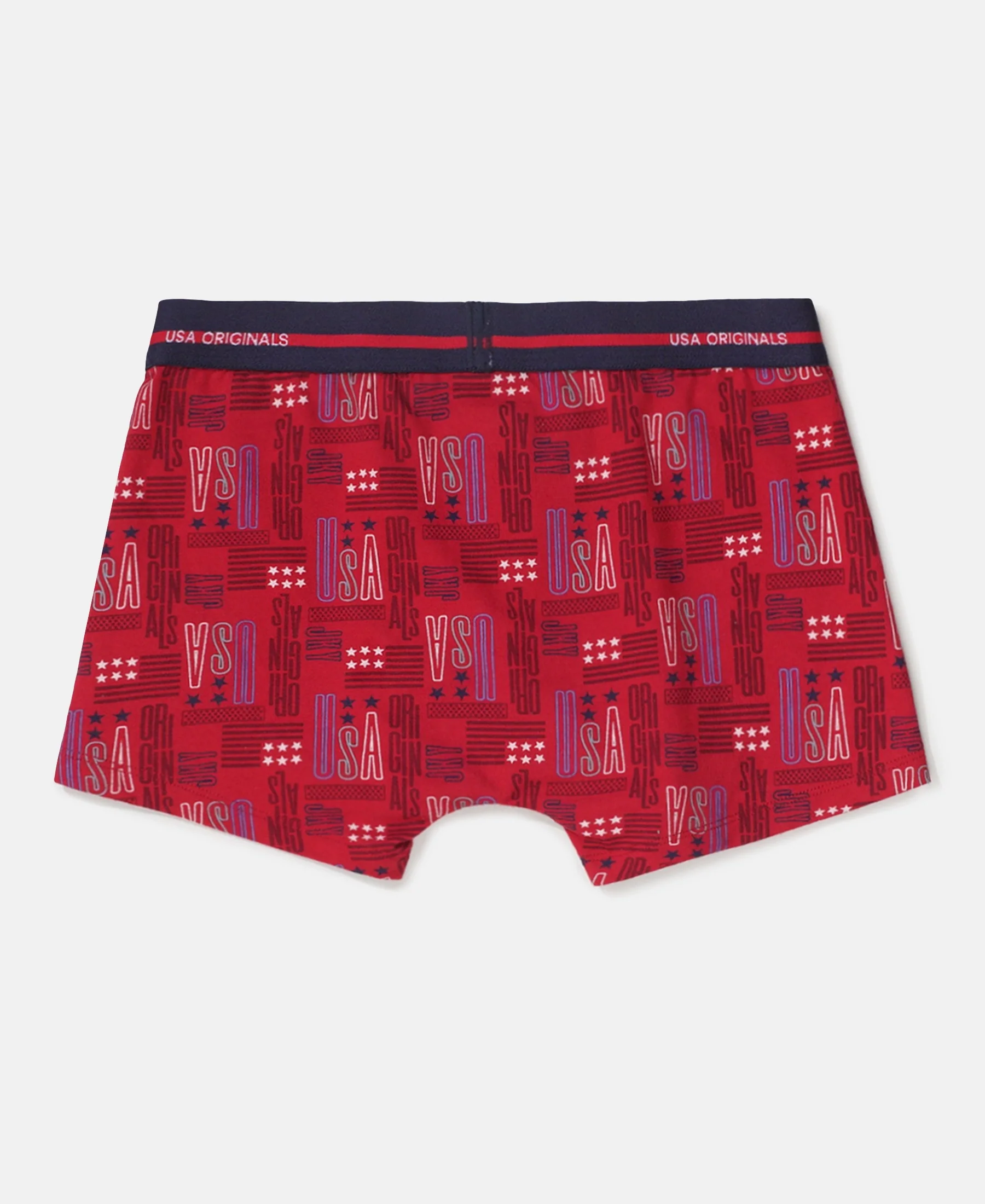 Super Combed Cotton Elastane Stretch Printed Trunk with Ultrasoft Waistband - Chili Pepper & Vallarta Blue (Pack of 2) - Image 6