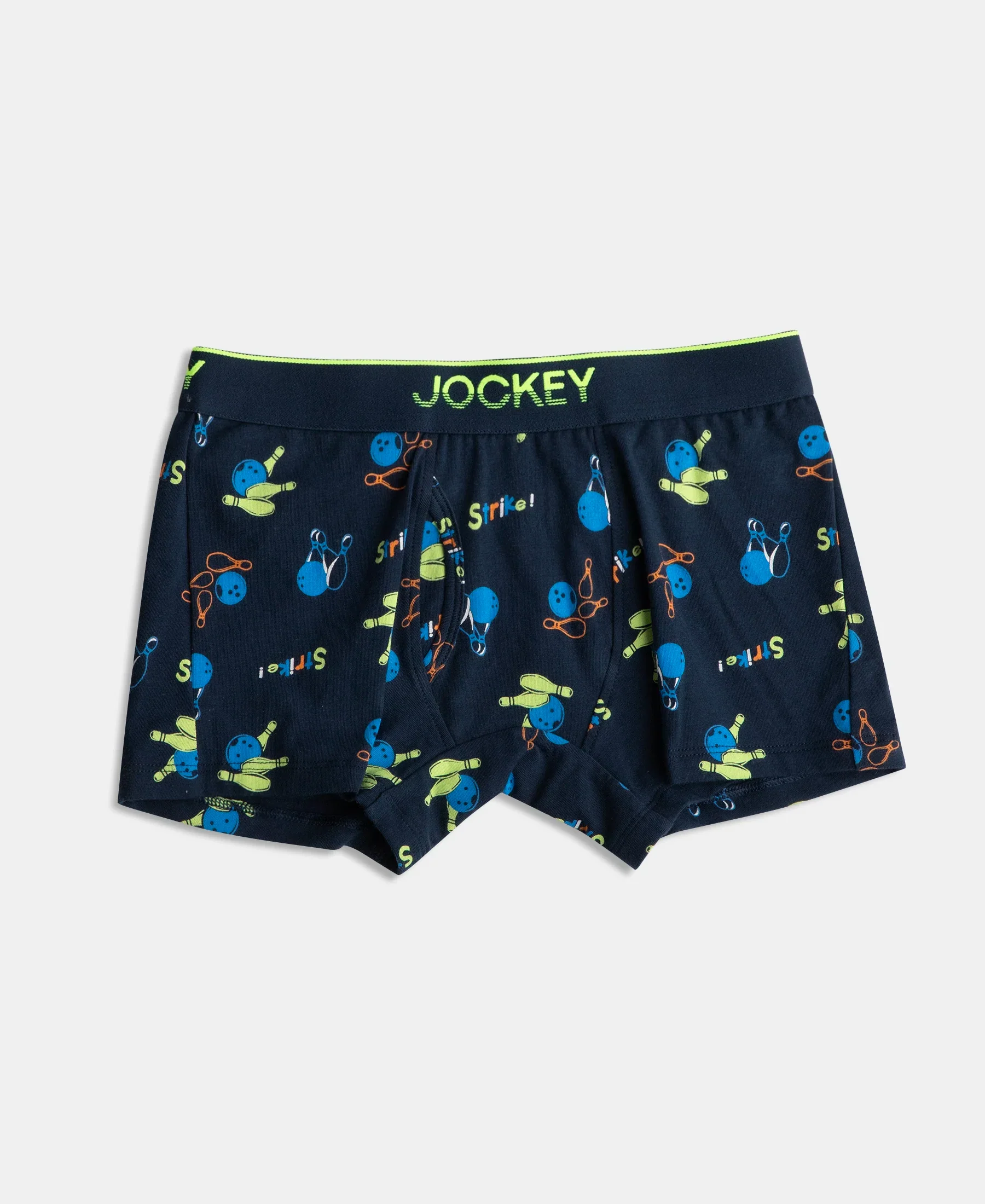 Super Combed Cotton Elastane Stretch Printed Trunk with Ultrasoft Waistband - Rich Royal Blue & Navy (Pack of 2) - Image 6