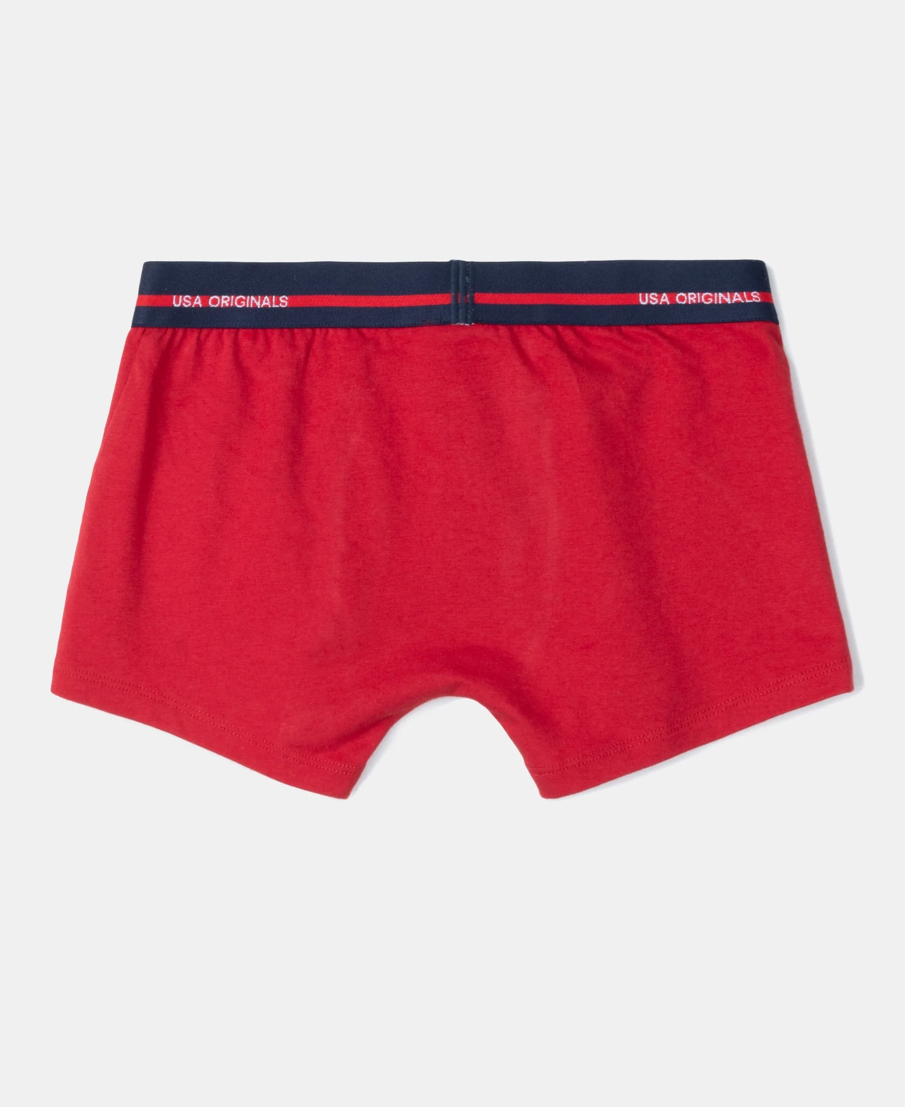 Super Combed Cotton Elastane Stretch Printed Trunk with Ultrasoft Waistband - Sleet & Chilli Pepper (Pack of 2) - Image 3
