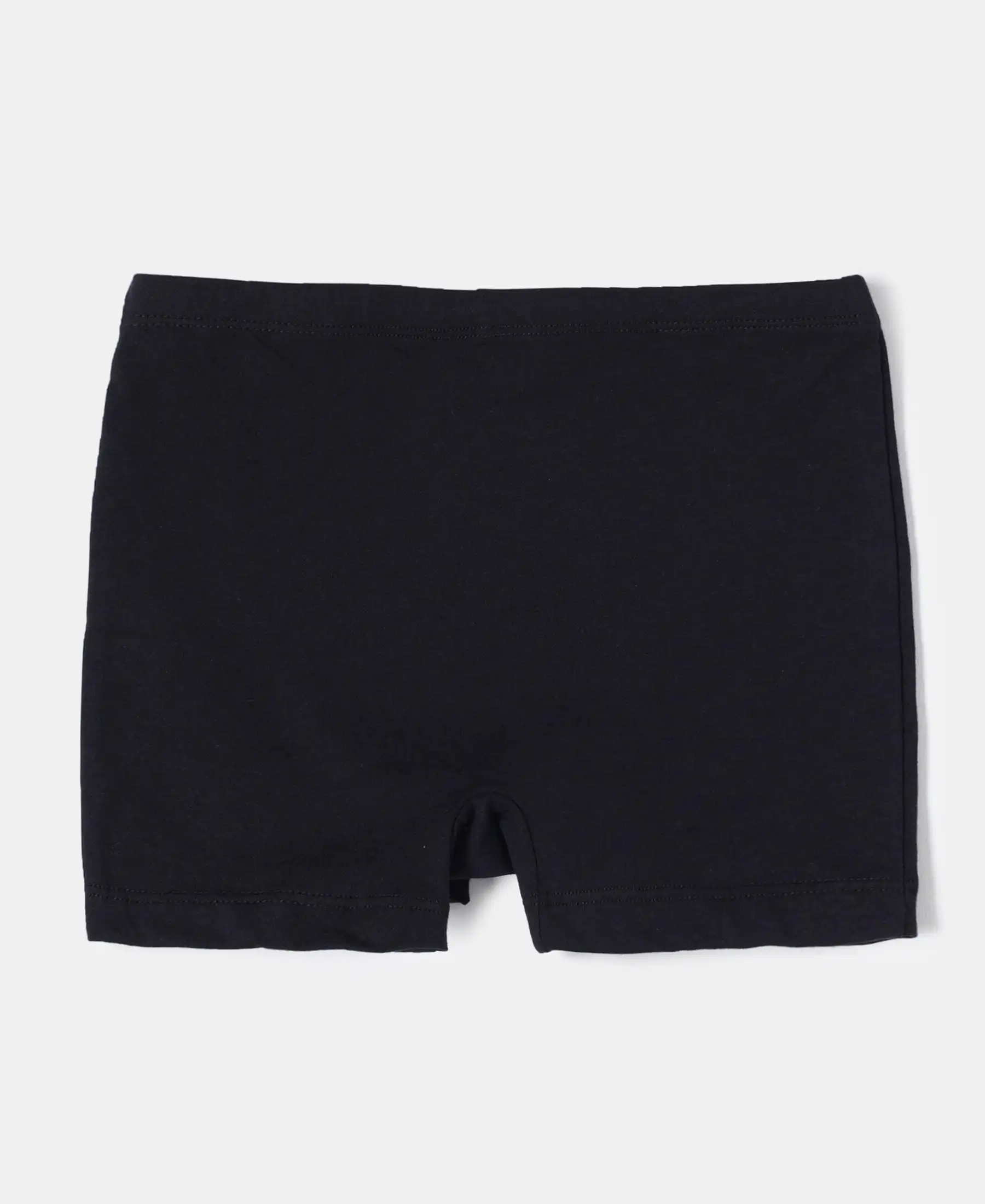 Super Combed Cotton Elastane Stretch Shorties with Ultrasoft Waistband - Black (Pack of 2) - Image 3