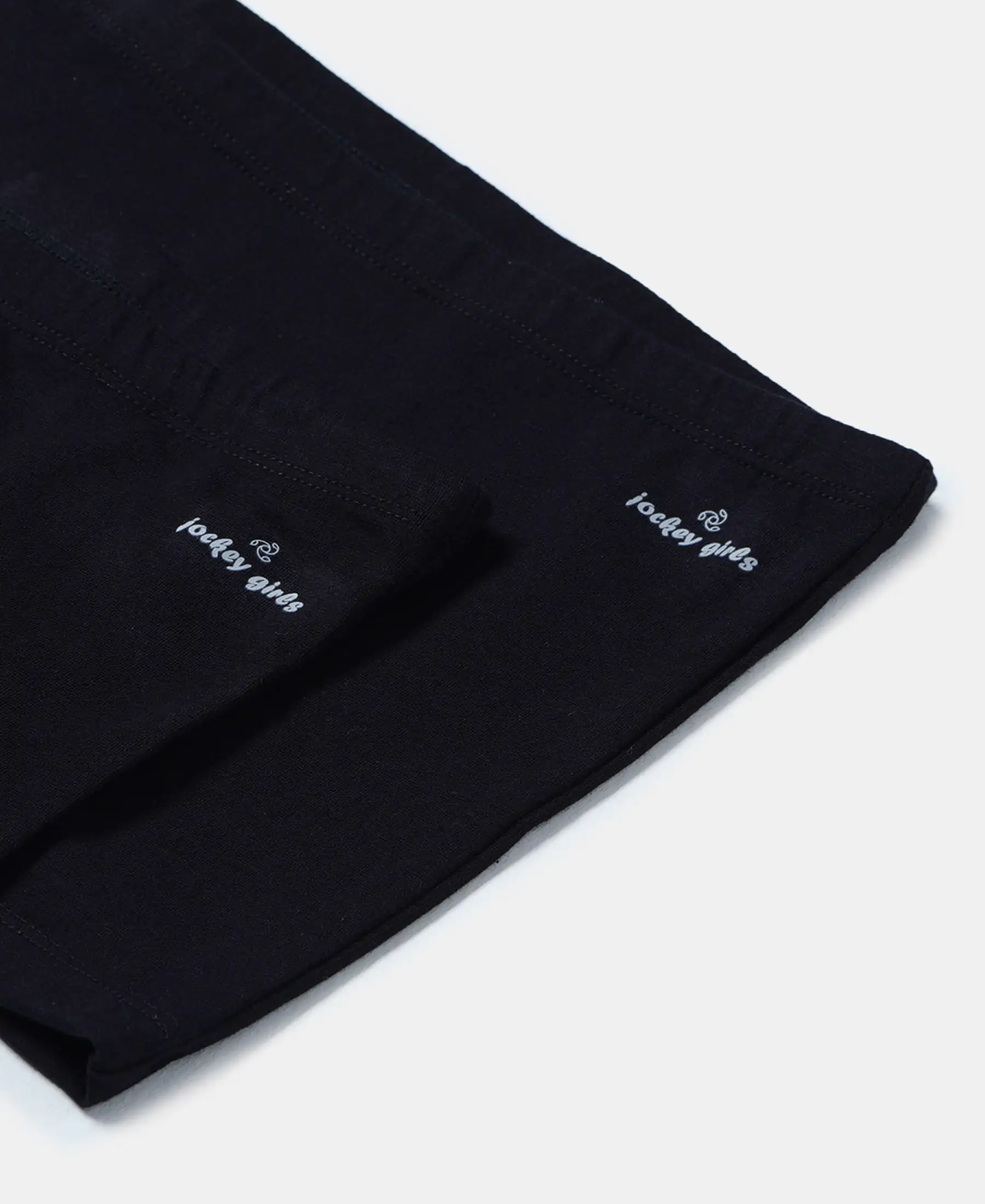 Super Combed Cotton Elastane Stretch Shorties with Ultrasoft Waistband - Black (Pack of 2) - Image 4