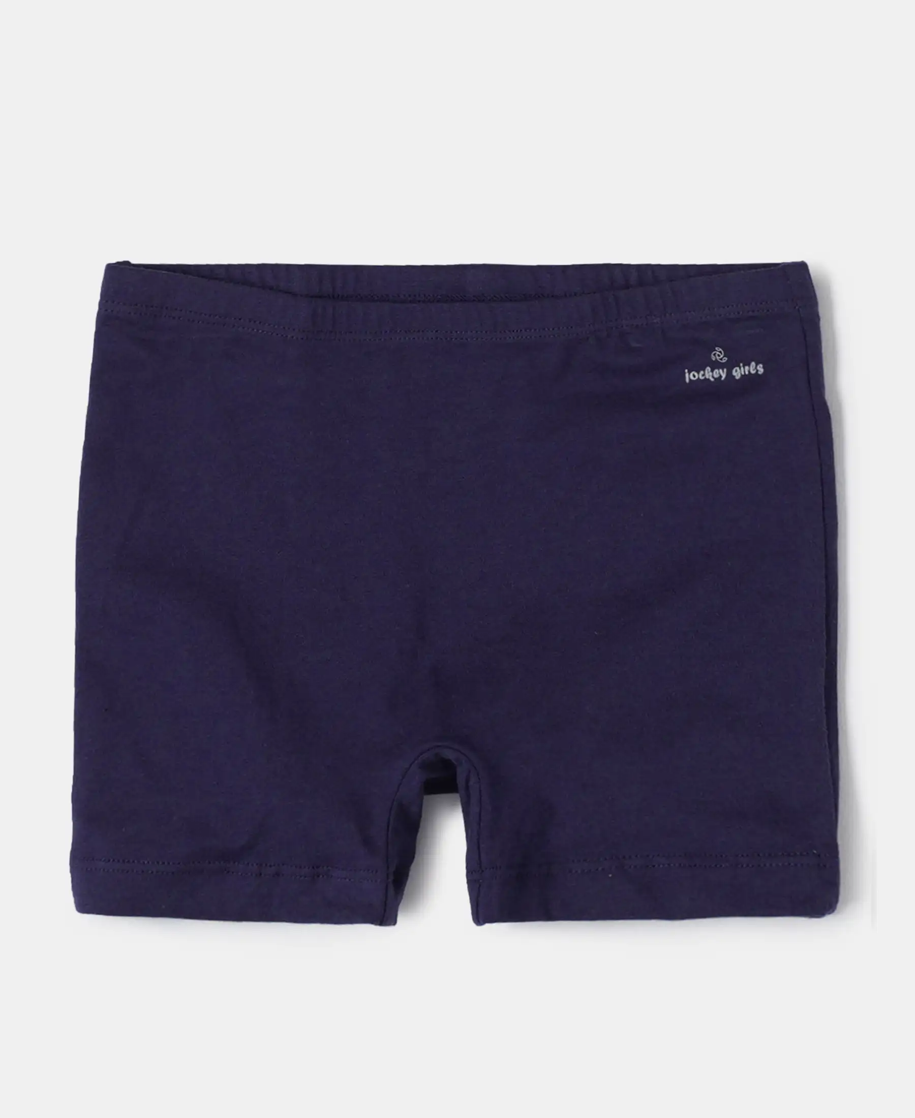 Super Combed Cotton Elastane Stretch Shorties with Ultrasoft Waistband - Classic Navy (Pack of 2) - Image 2