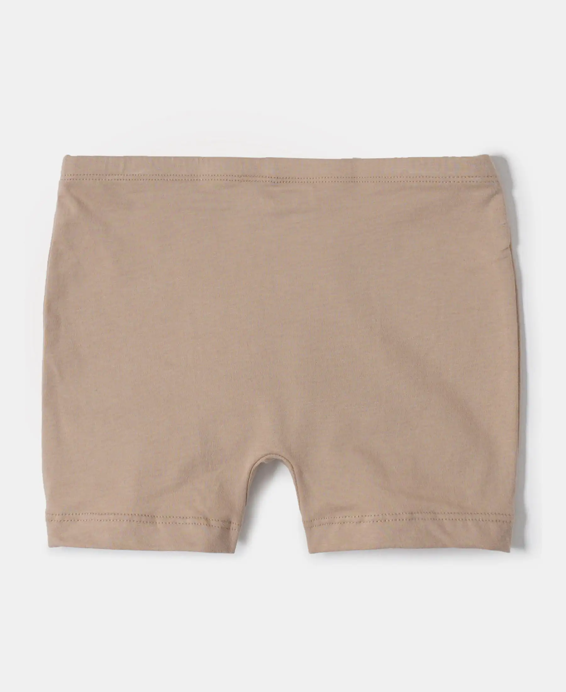 Super Combed Cotton Elastane Stretch Shorties with Ultrasoft Waistband - Skin (Pack of 2) - Image 3