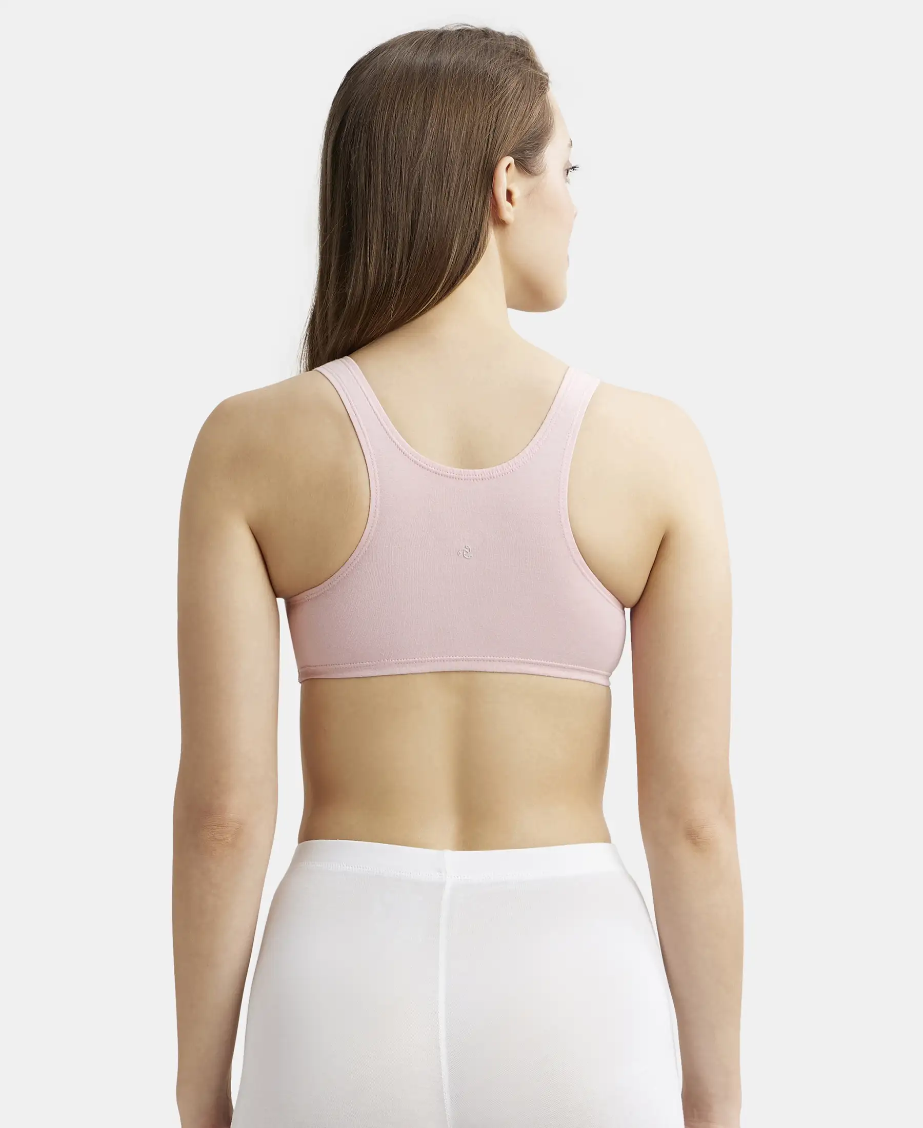 Super Combed Cotton Elastane Stretch Slip On Crop Top With StayFresh Treatment - Crush N Blush - Image 3