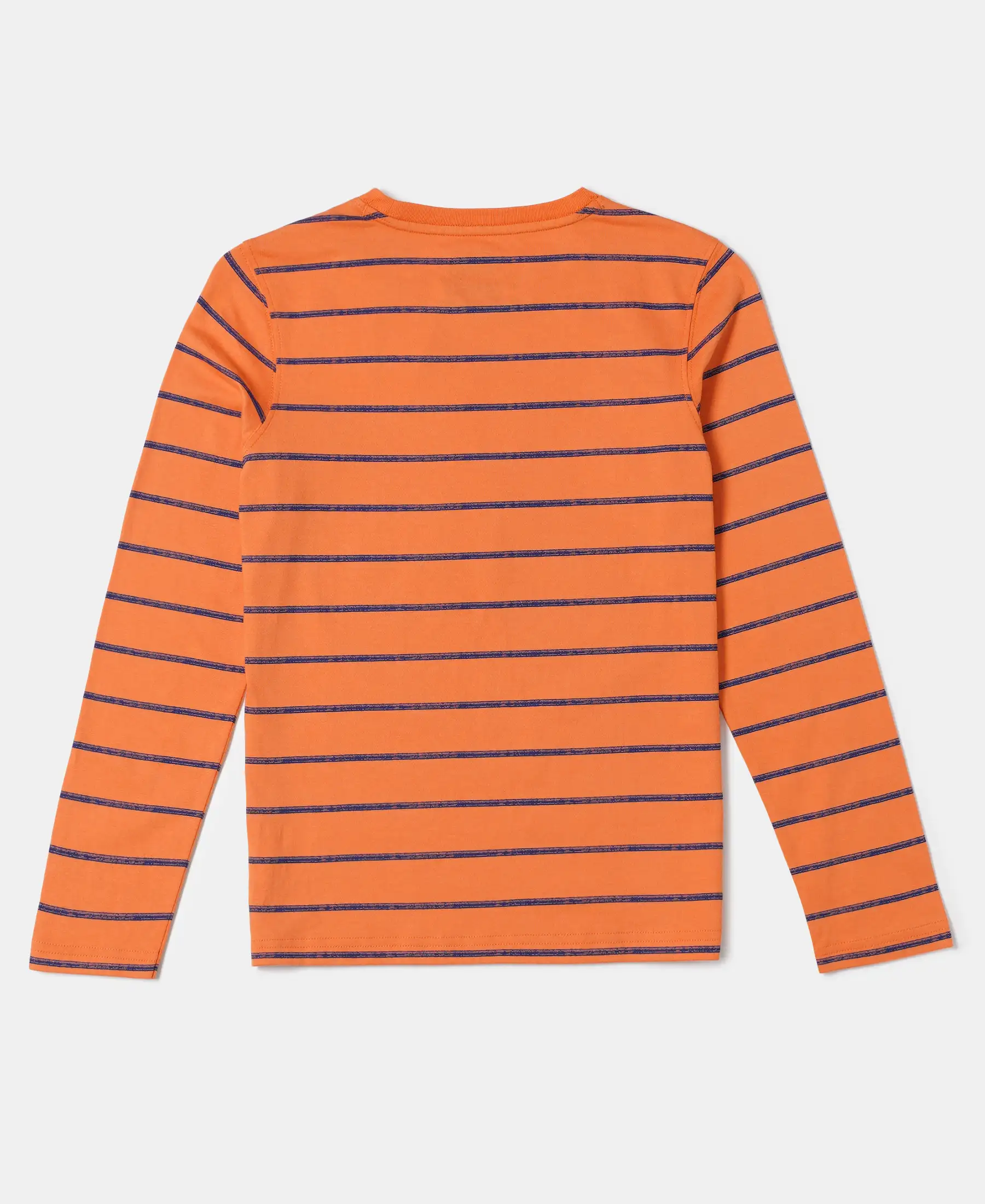 Boy's Super Combed Cotton Graphic Printed Full Sleeve T-Shirt - Golden Poppy AOP - Image 2