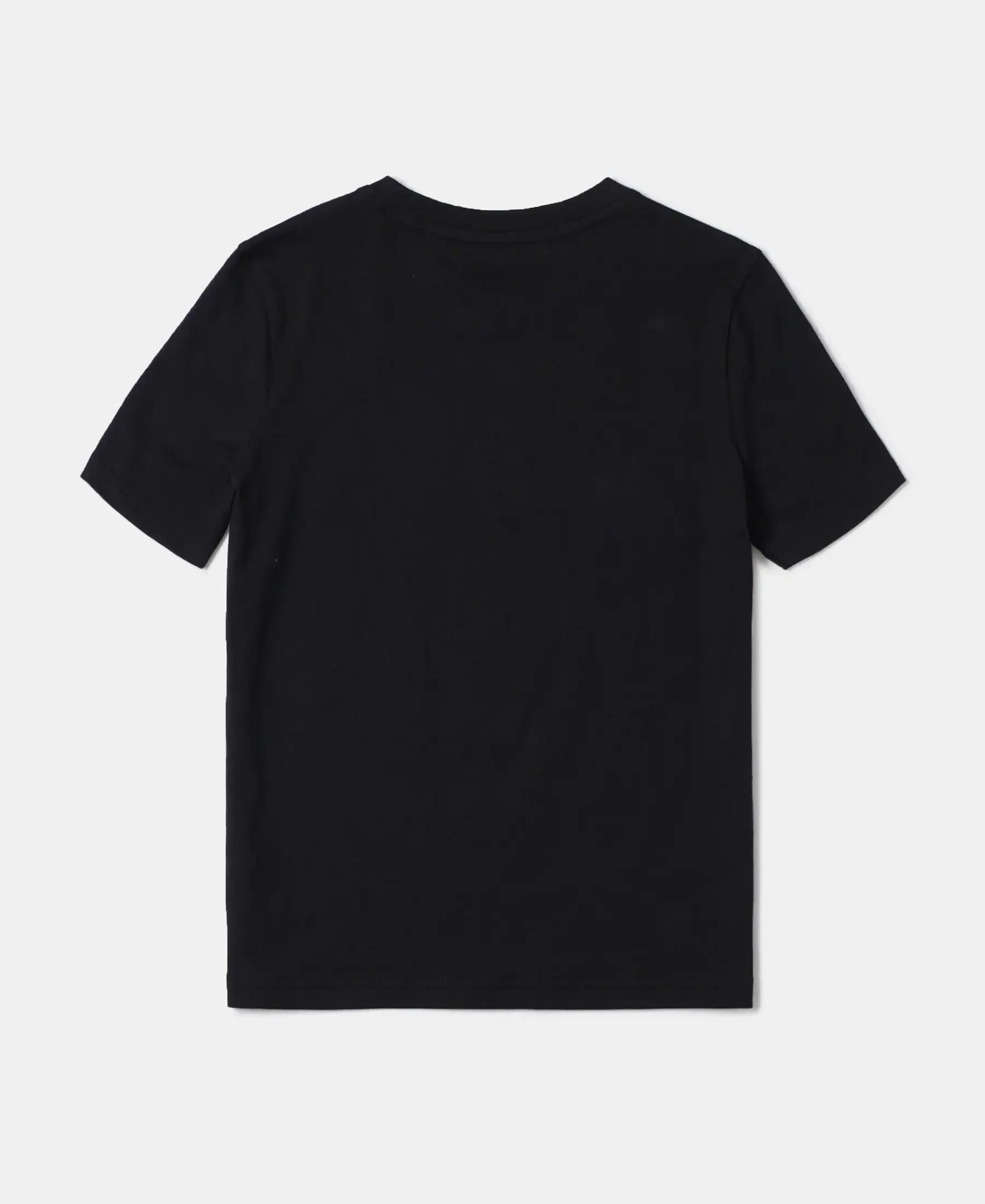 Boy's Super Combed Cotton Graphic Printed Half Sleeve T-Shirt - Black - Image 2