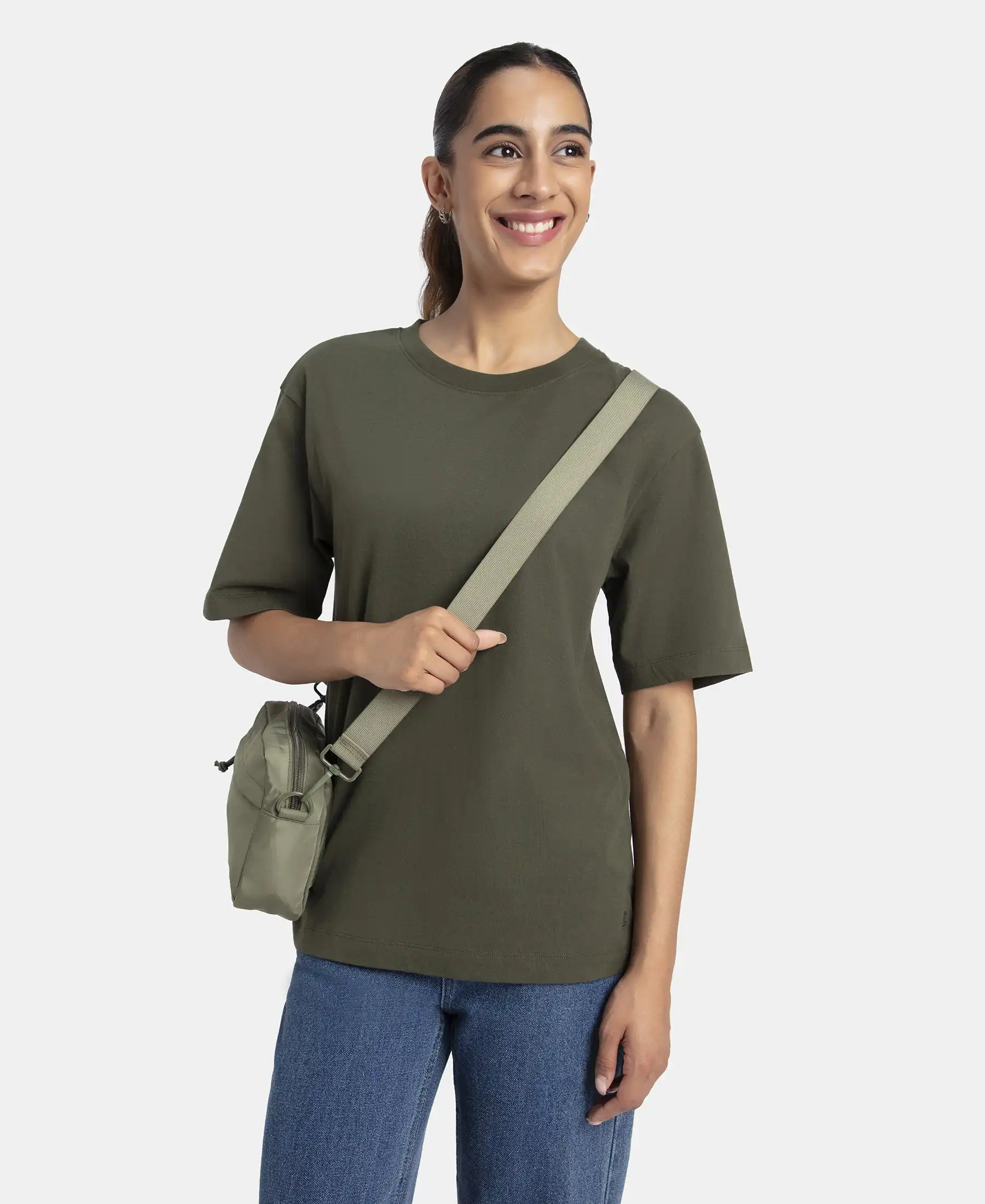 Super Combed Cotton Oversized T-Shirt with Drop Shoulder Styling - Deep Depths - Image 5