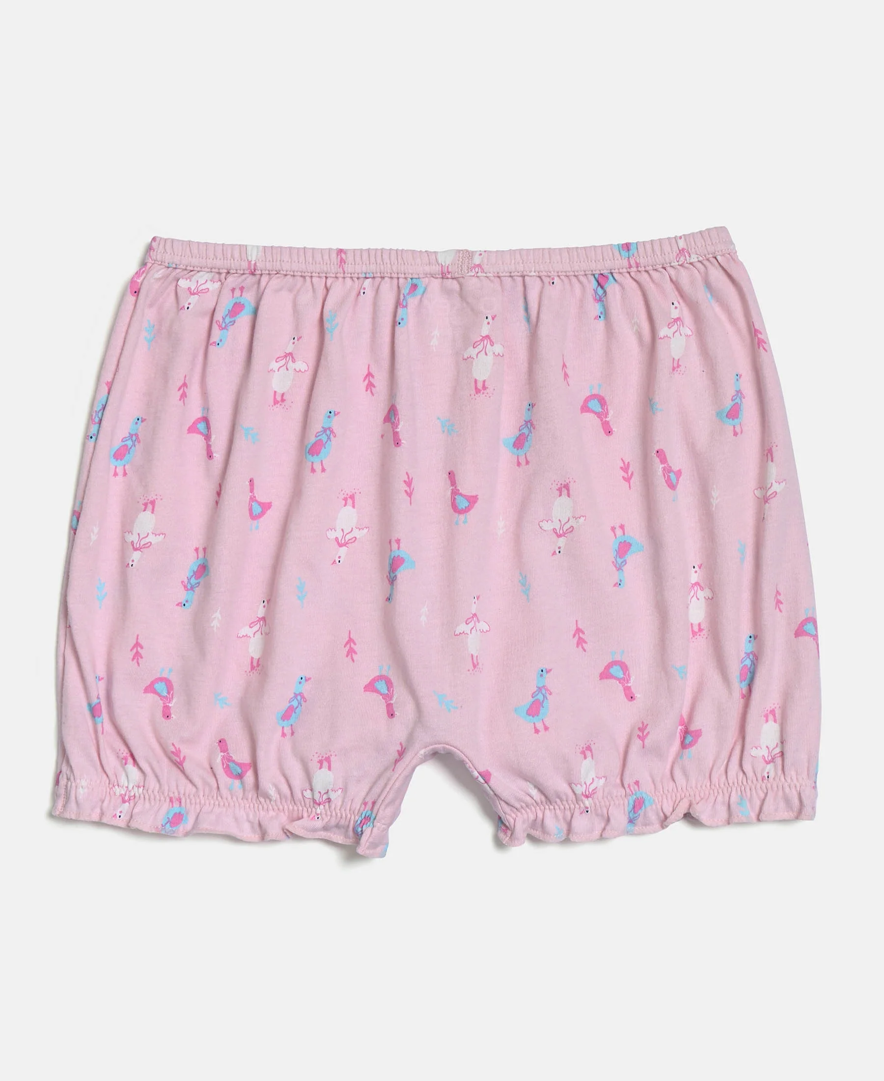 Super Combed Cotton Printed Bloomers with Ultrasoft Waistband - Aqua Sky & Fairy Tail (Pack of 2) - Image 2