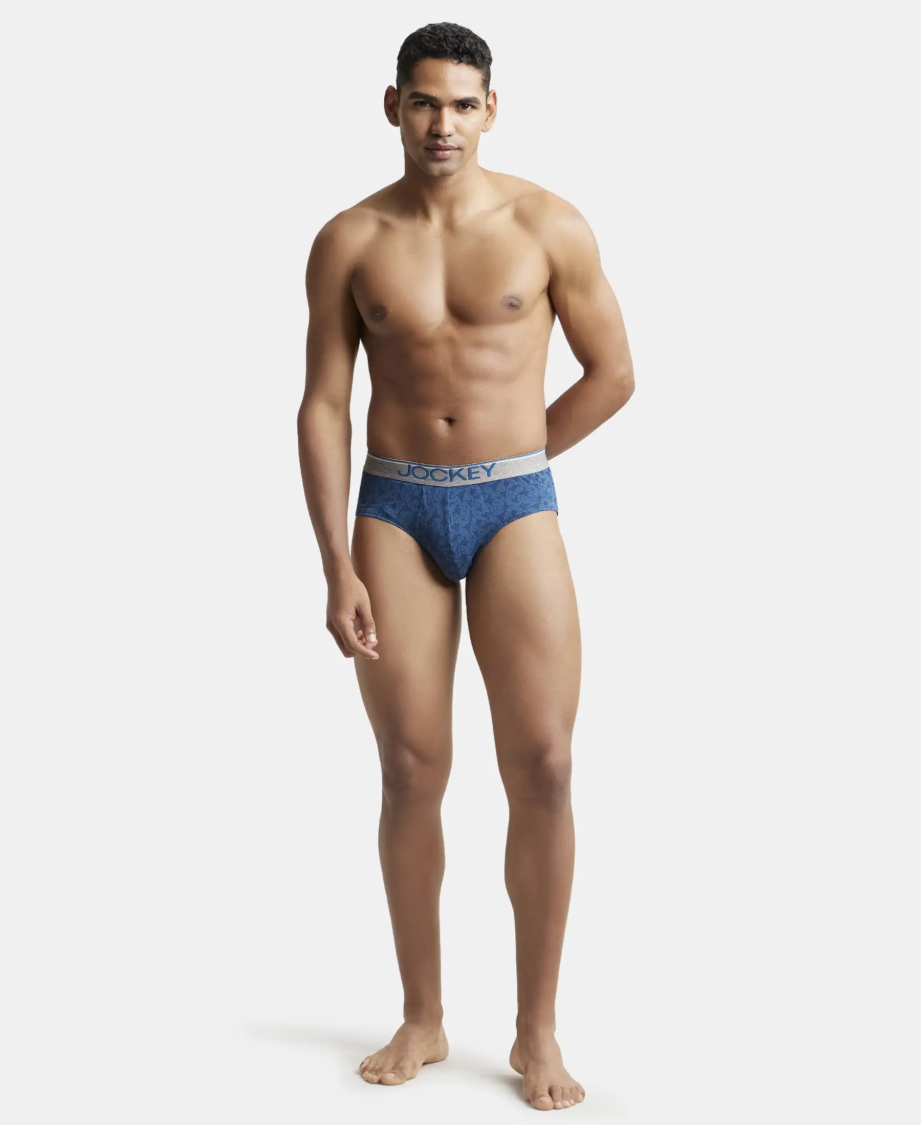 Super Combed Cotton Printed Brief with Ultrasoft Waistband - Assorted (Pack of 2) - Image 13