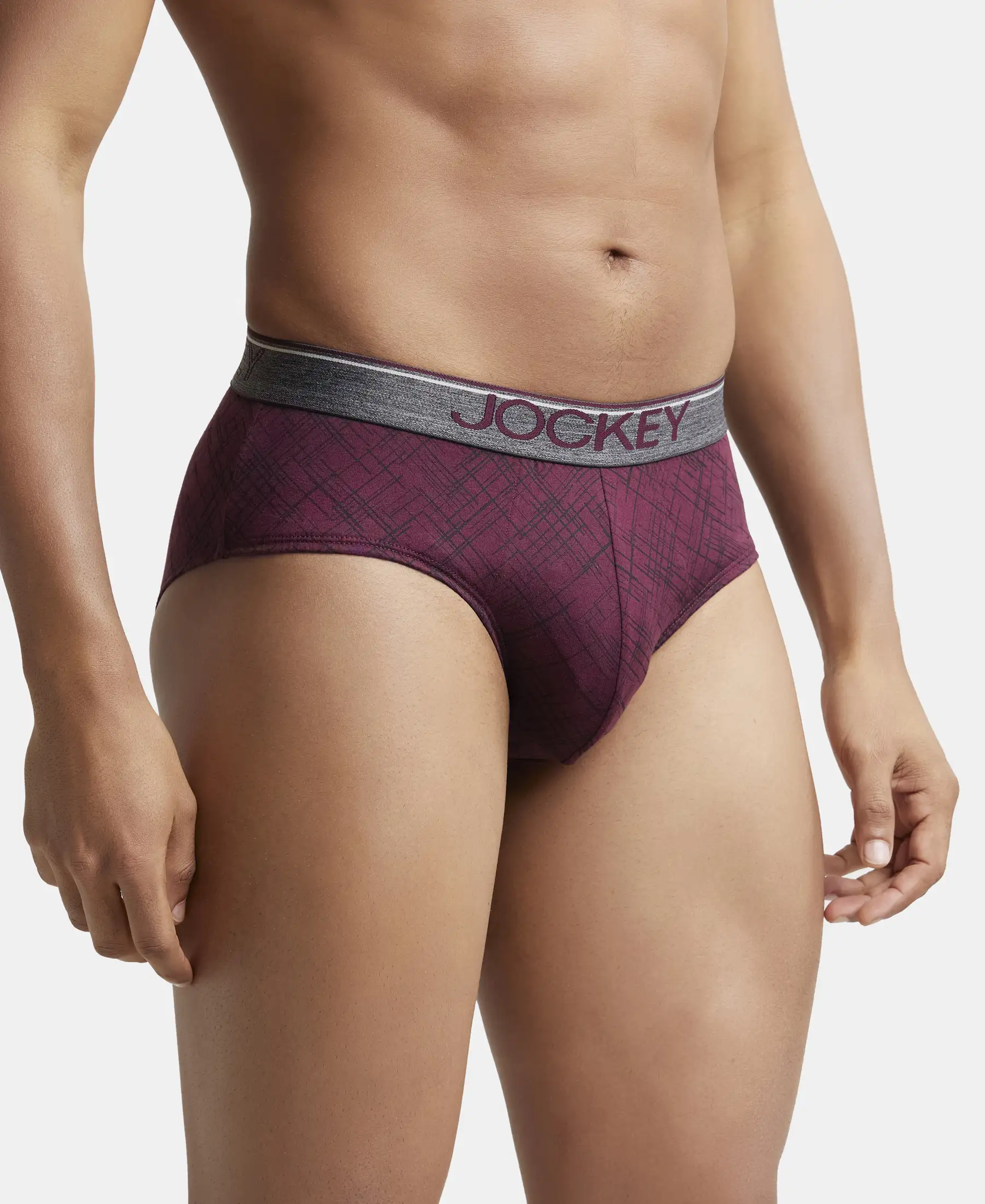 Super Combed Cotton Printed Brief with Ultrasoft Waistband - Assorted (Pack of 2) - Image 2