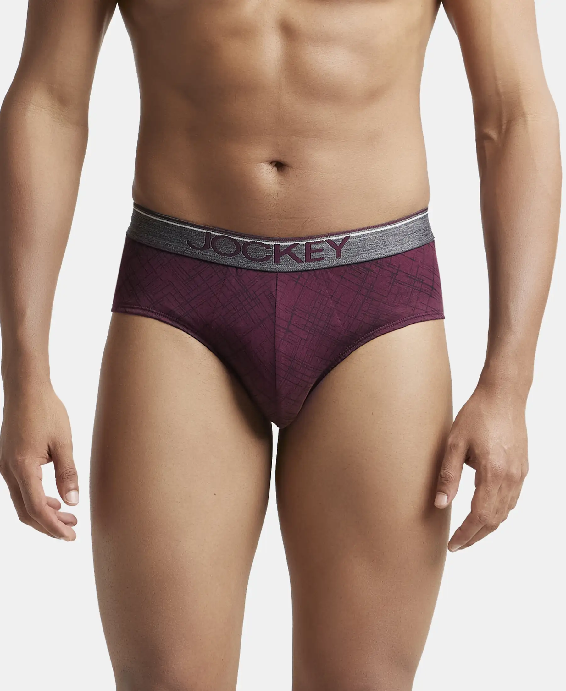 Super Combed Cotton Printed Brief with Ultrasoft Waistband - Assorted (Pack of 2) - Image 7