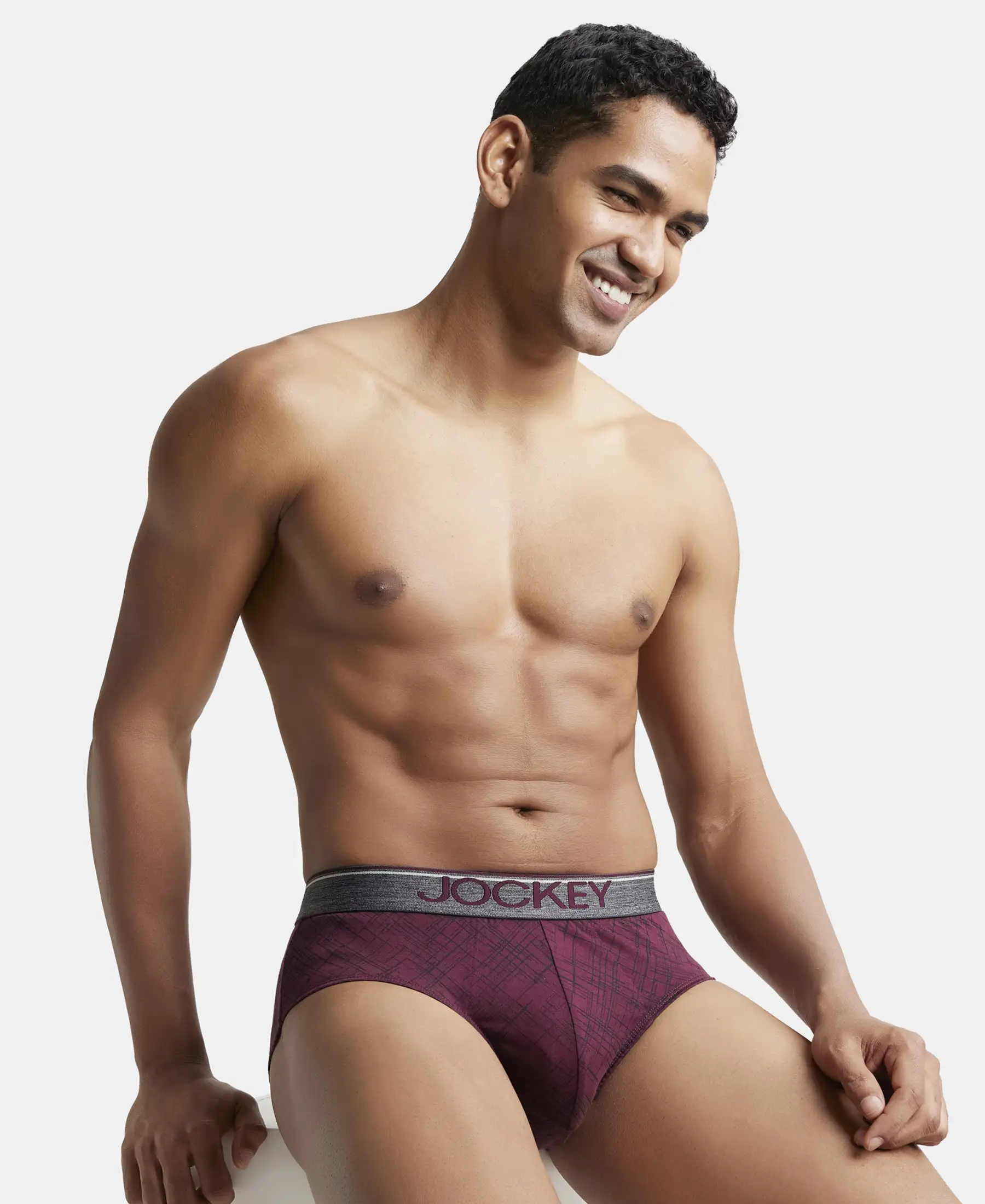 Super Combed Cotton Printed Brief with Ultrasoft Waistband - Assorted (Pack of 2) - Image 9