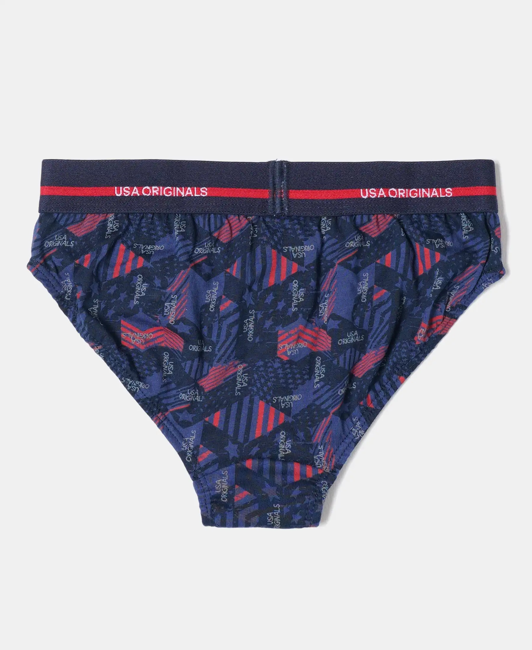 Super Combed Cotton Printed Brief with Ultrasoft Waistband - Assorted Prints (Pack of 2) - Image 4