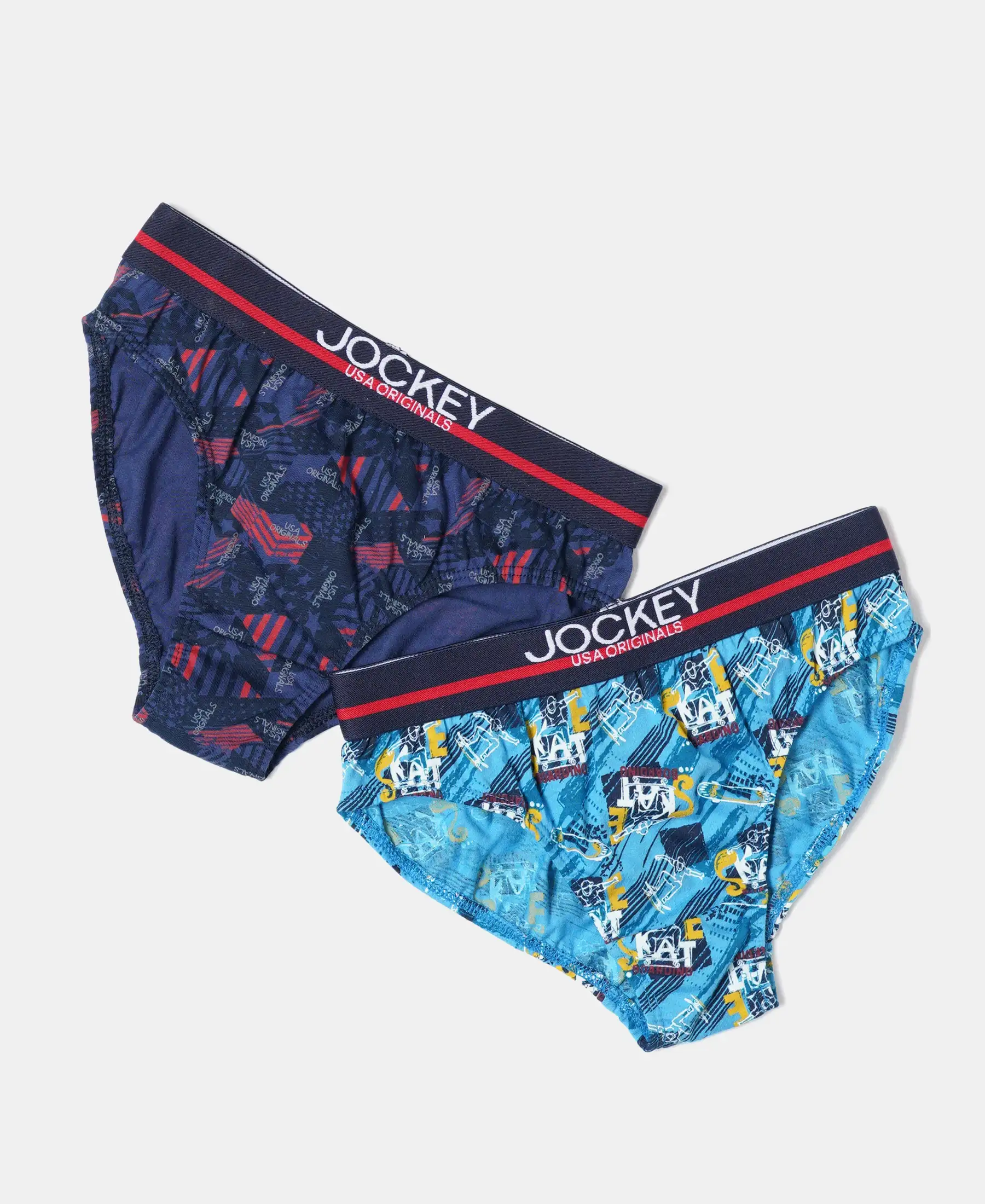 Super Combed Cotton Printed Brief with Ultrasoft Waistband - Assorted Prints (Pack of 2) - Image 5
