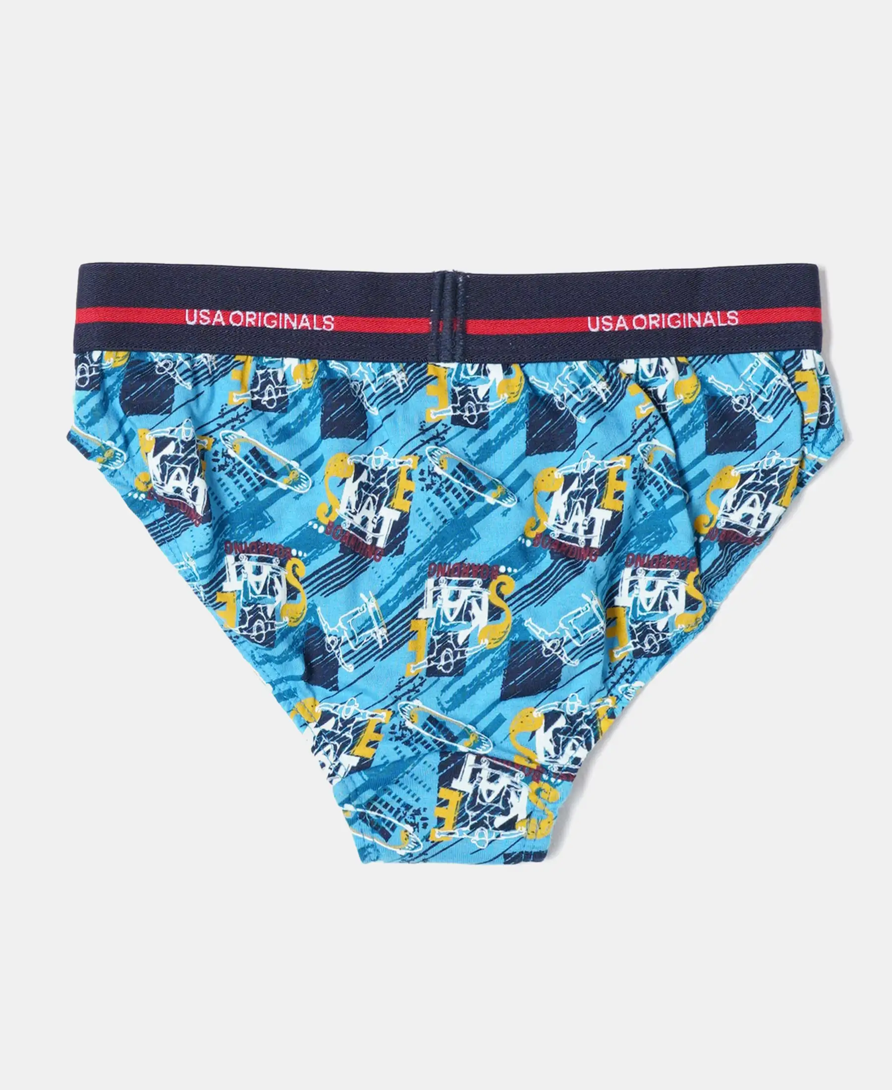 Super Combed Cotton Printed Brief with Ultrasoft Waistband - Assorted Prints (Pack of 2) - Image 6