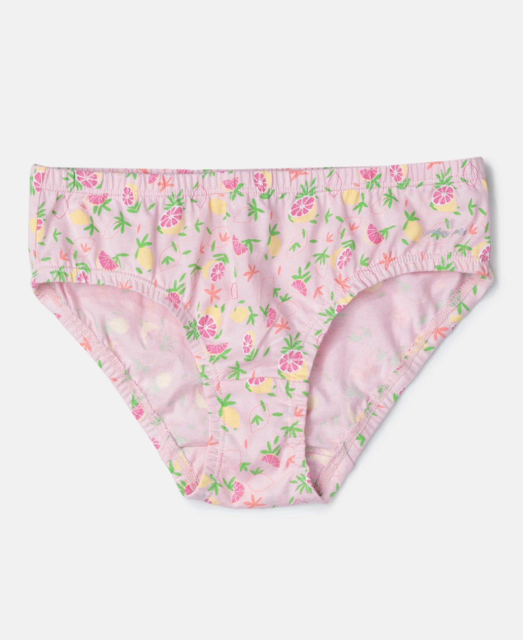 Super Combed Cotton Printed Panty with Ultrasoft Waistband - Fairy Tale, Lemon Meringue & Salmon Rose (Pack of 3) - Image 2