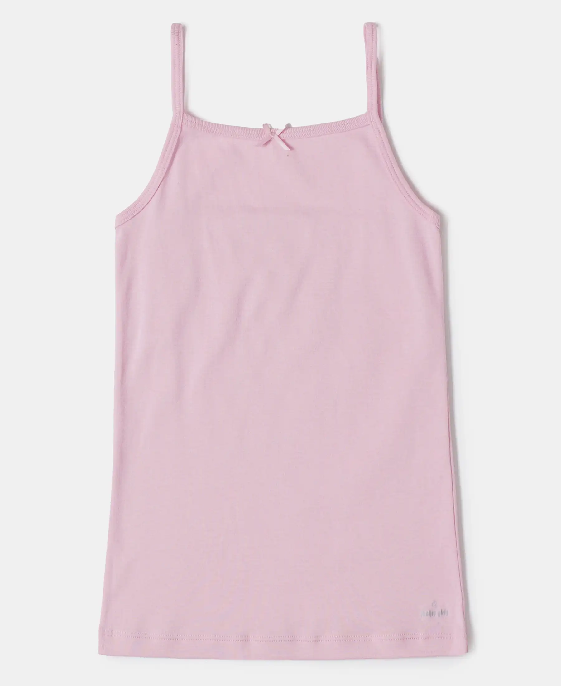 Super Combed Cotton Rib Fabric Camisole with Regular Straps - Sweet Lilac