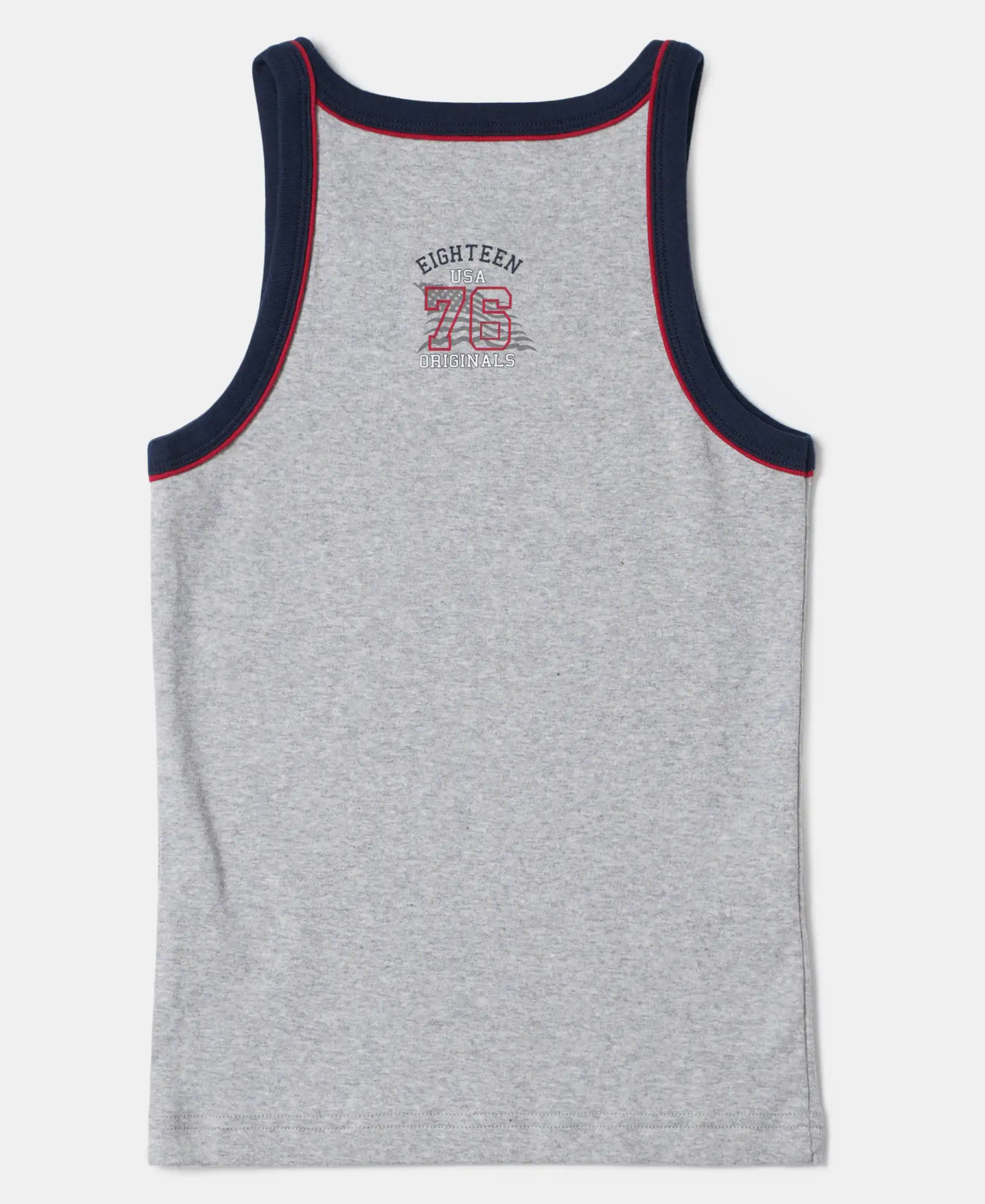 Super Combed Cotton Rib Fabric Sleeveless Vest - Assorted Colors - Image 7