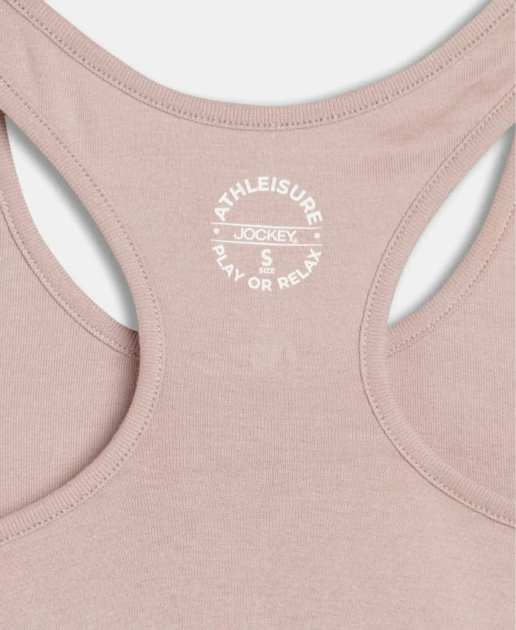 Super Combed Cotton Rib Fabric Slim Fit Solid Racerback Styled Tank Top - Mocha - Image 9