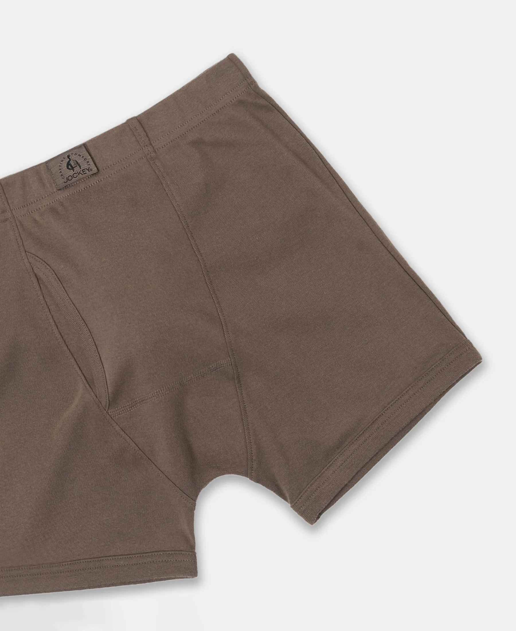 Super Combed Cotton Rib Solid Boxer Brief with Ultrasoft and Durable Waistband - Dark Khaki (Pack of 2) - Image 10