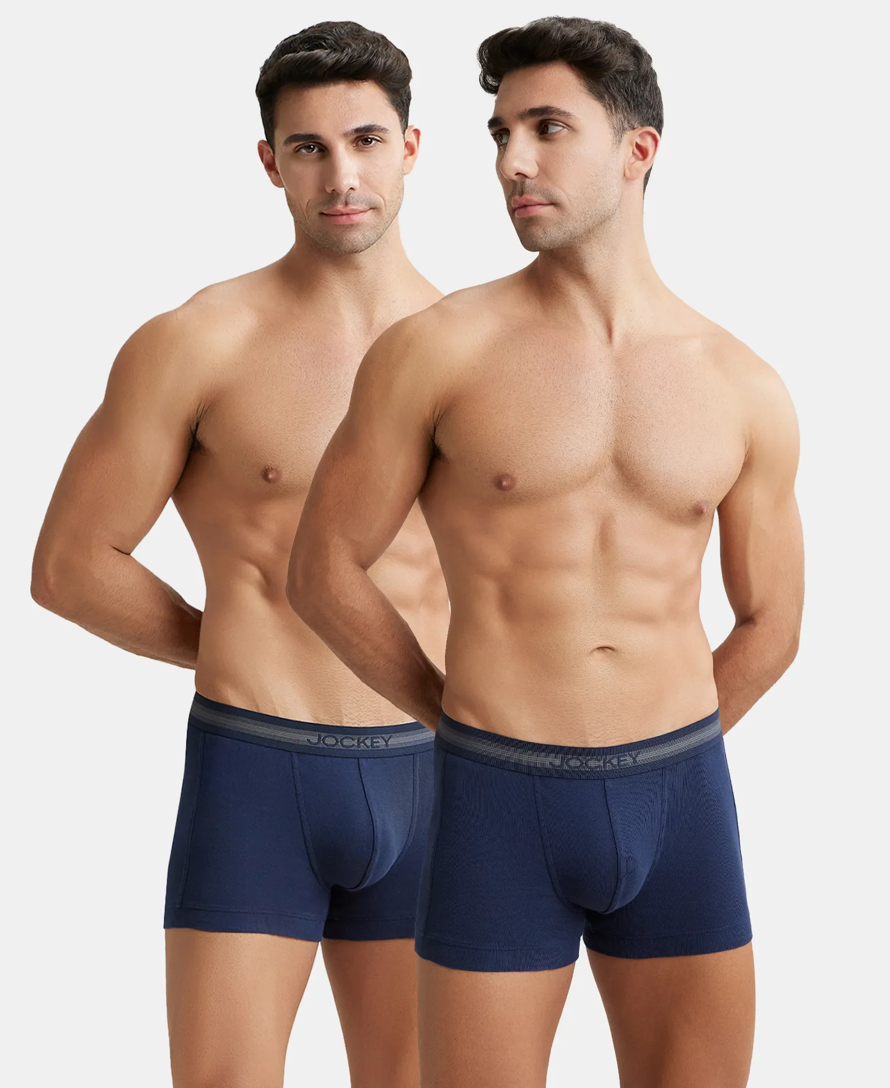 Super Combed Cotton Rib Solid Trunk with StayFresh Treatment - Deep Navy (Pack of 2) - Image 5