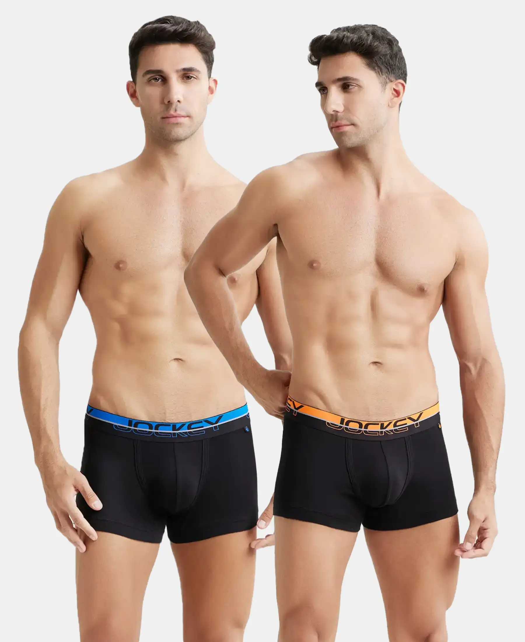 Super Combed Cotton Rib Solid Trunk with Ultrasoft Waistband - Black (Pack of 2) - Image 15