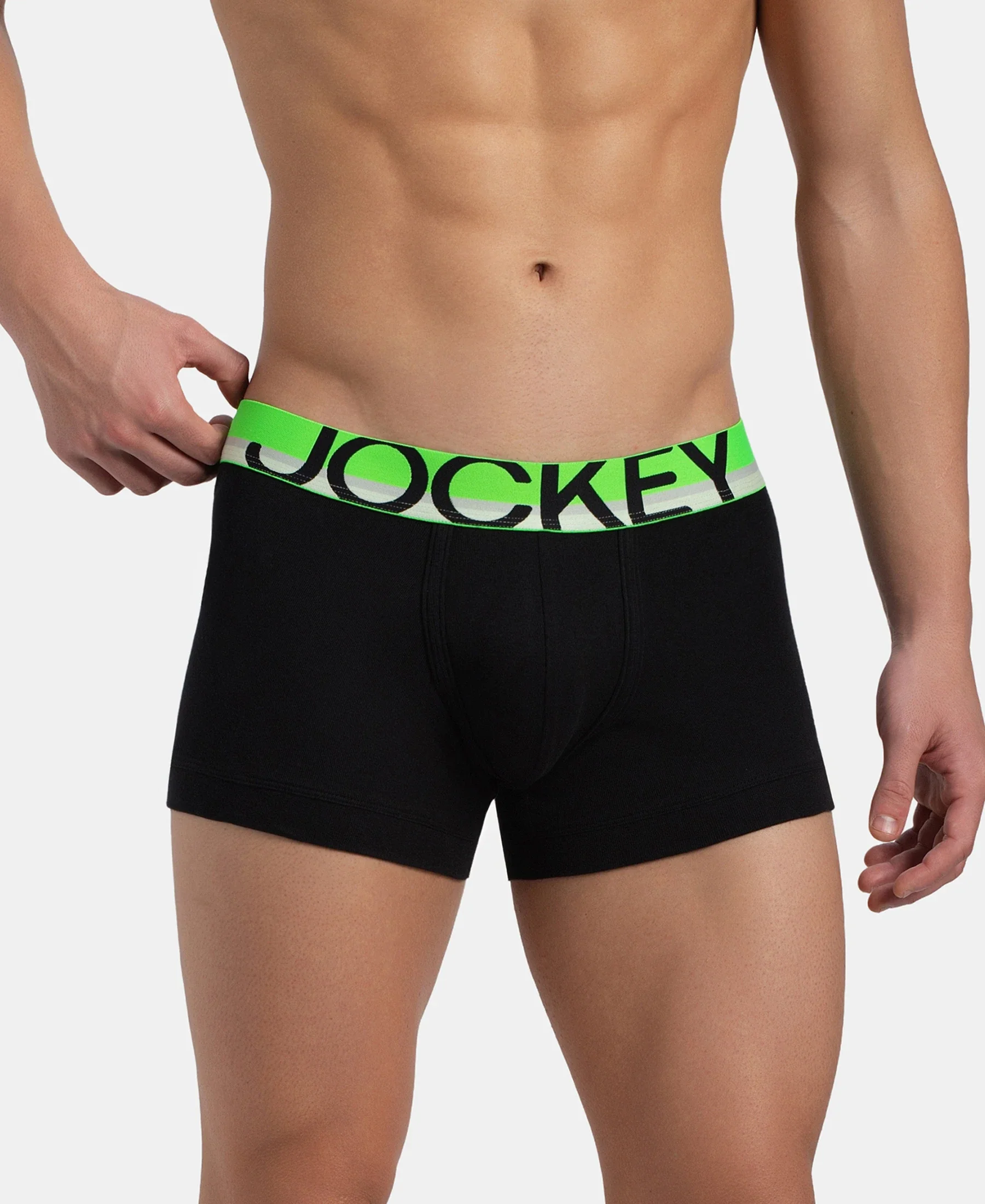 Super Combed Cotton Rib Solid Trunk with Ultrasoft Waistband - New Black - Image 2