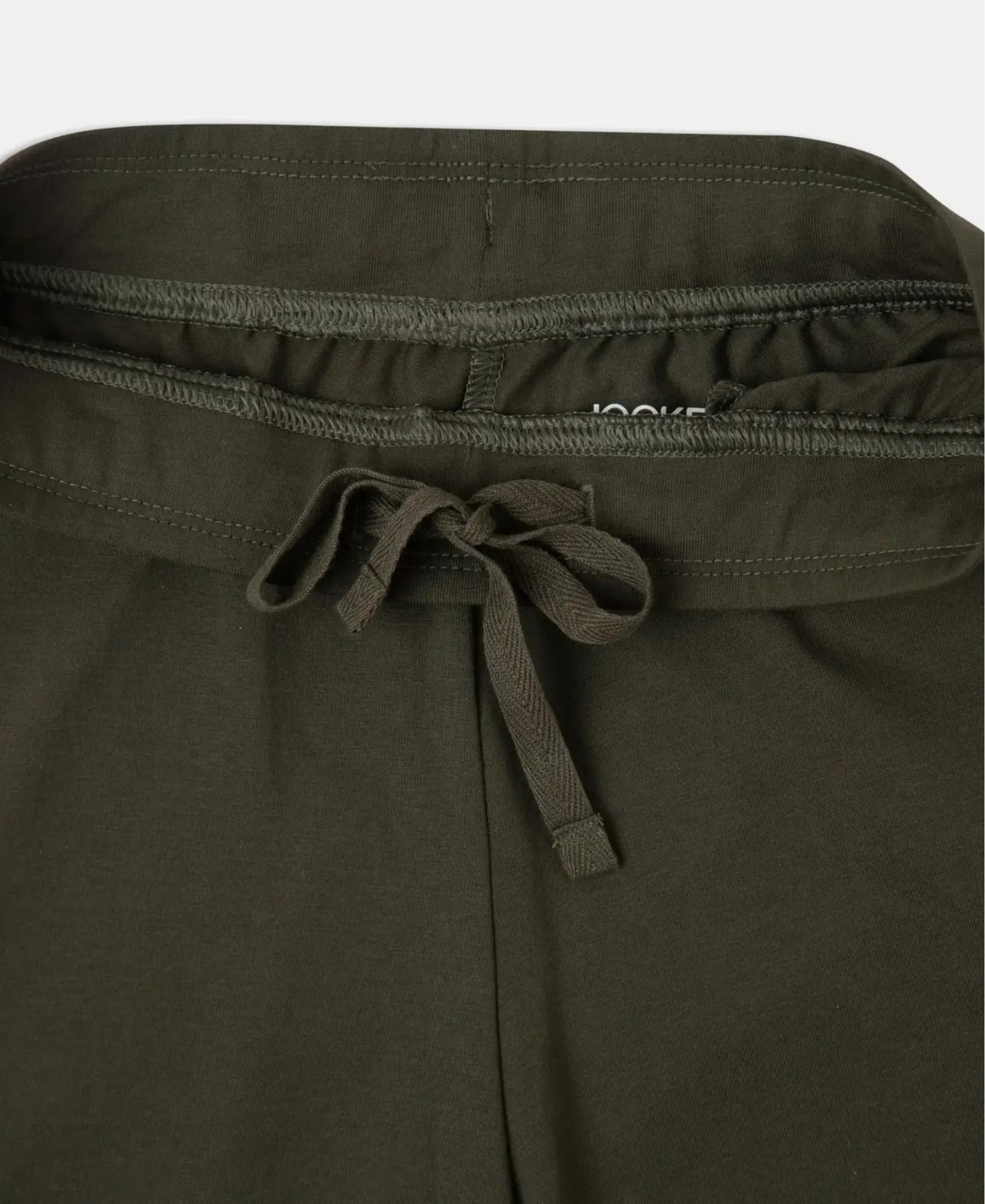 Super Combed Cotton Rich Elastane Stretch Relaxed Fit Culottes - Olive - Image 8