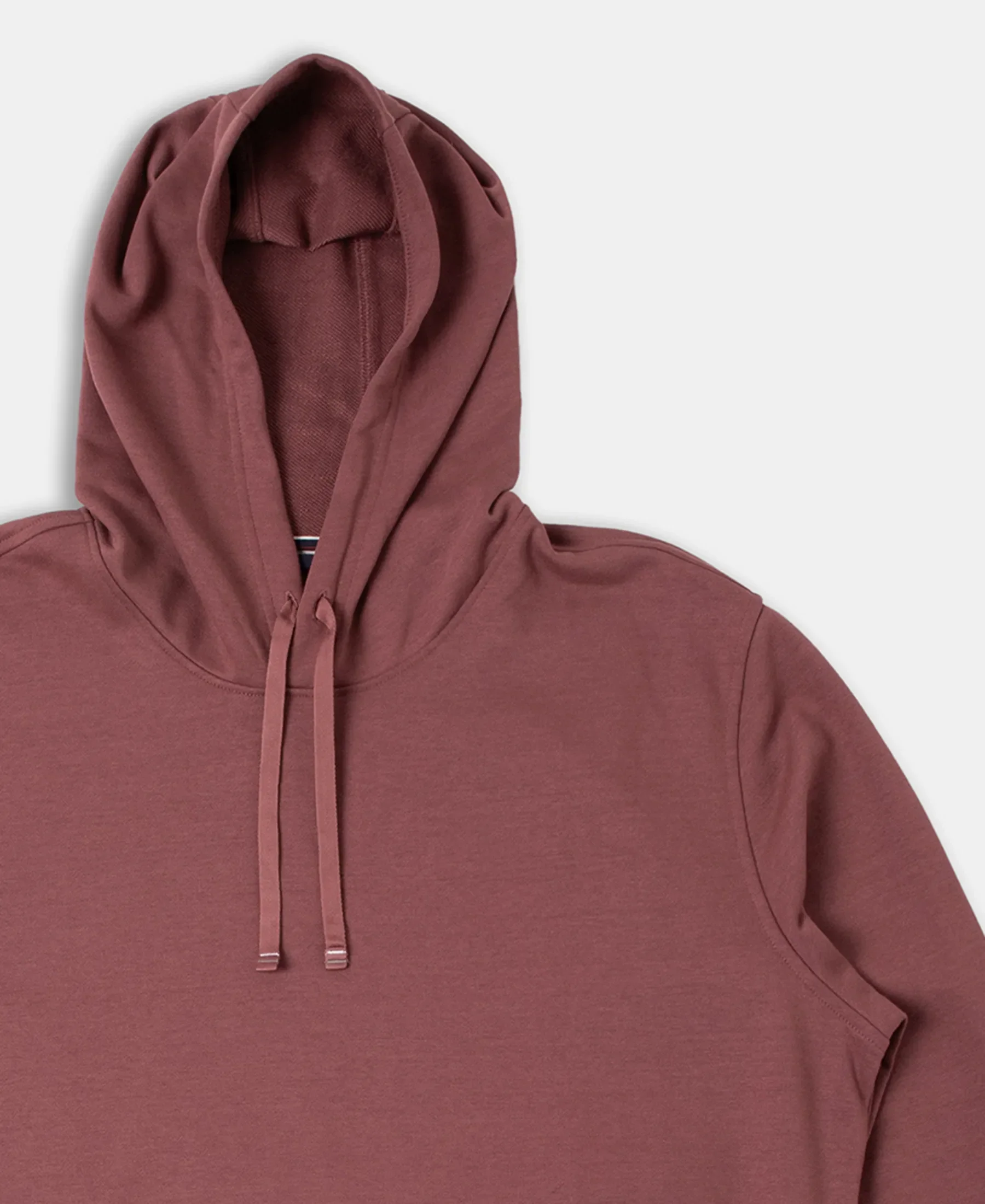 Super Combed Cotton Rich French Terry Hoodie Sweatshirt with Ribbed Cuffs - Wild Ginger - Image 9