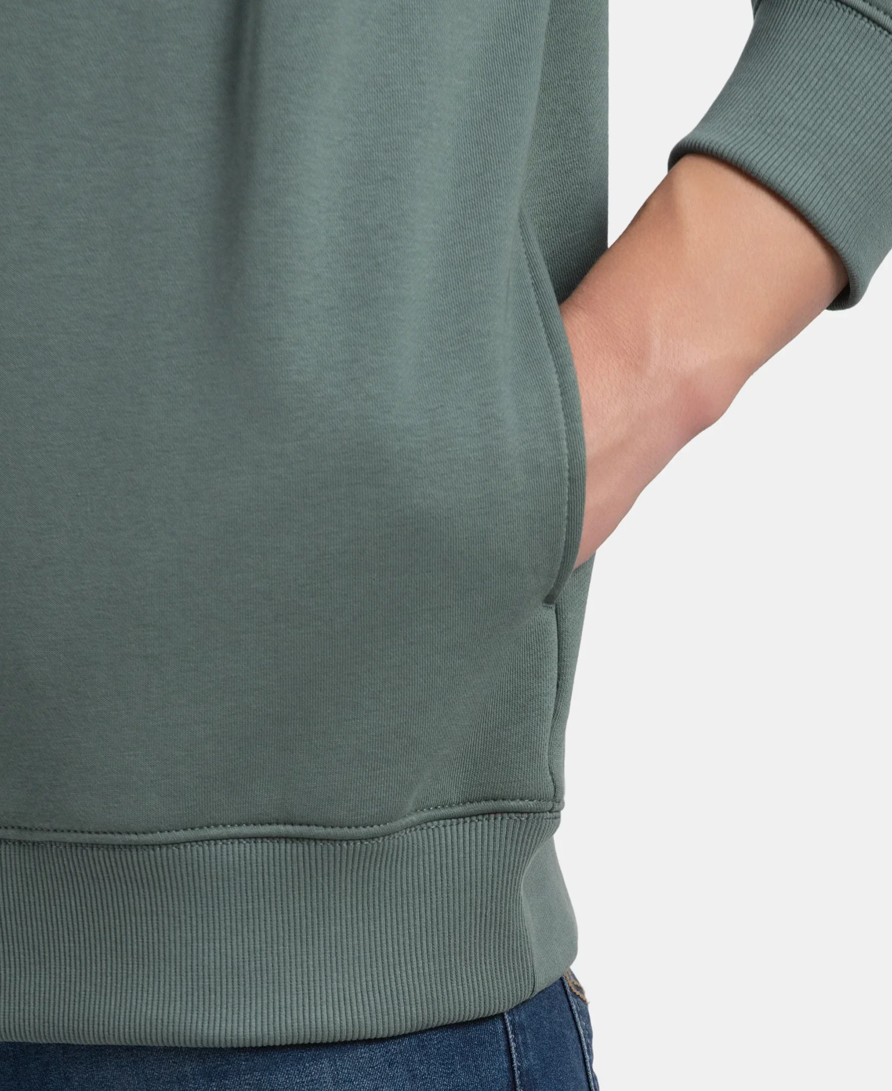 Super Combed Cotton Rich Graphic Print Fleece Sweatshirt with StayWarm Technology - Balsam Green - Image 8