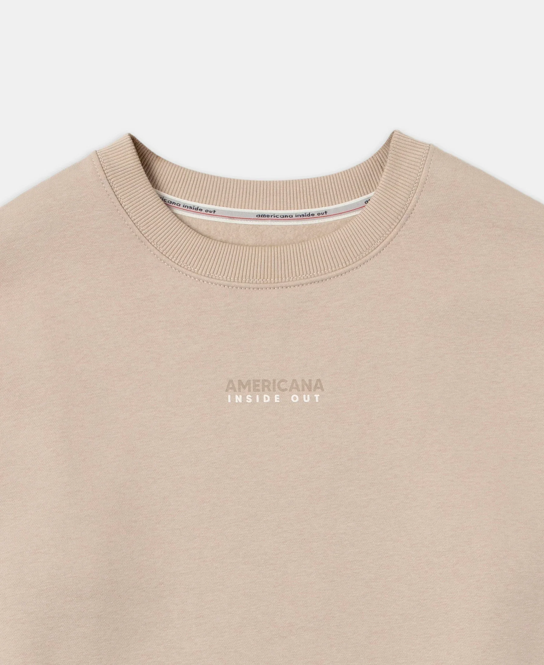 Super Combed Cotton Rich Graphic Print Fleece Sweatshirt with StayWarm Technology - Pure Cashmere - Image 8