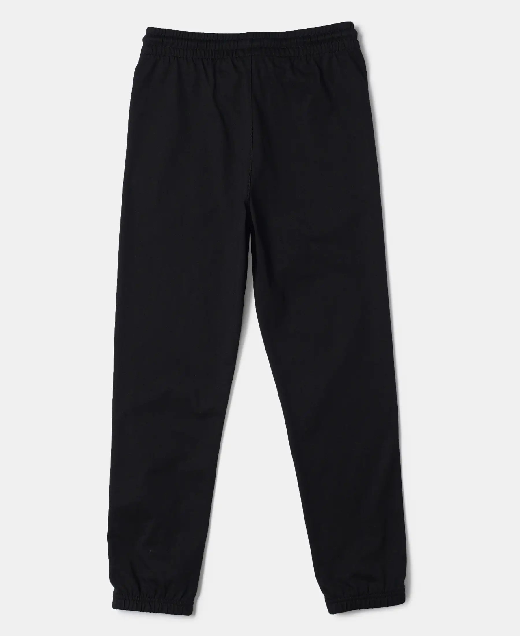 Boy's Super Combed Cotton Rich Graphic Printed Joggers with Elasticated Hem - Black - Image 2