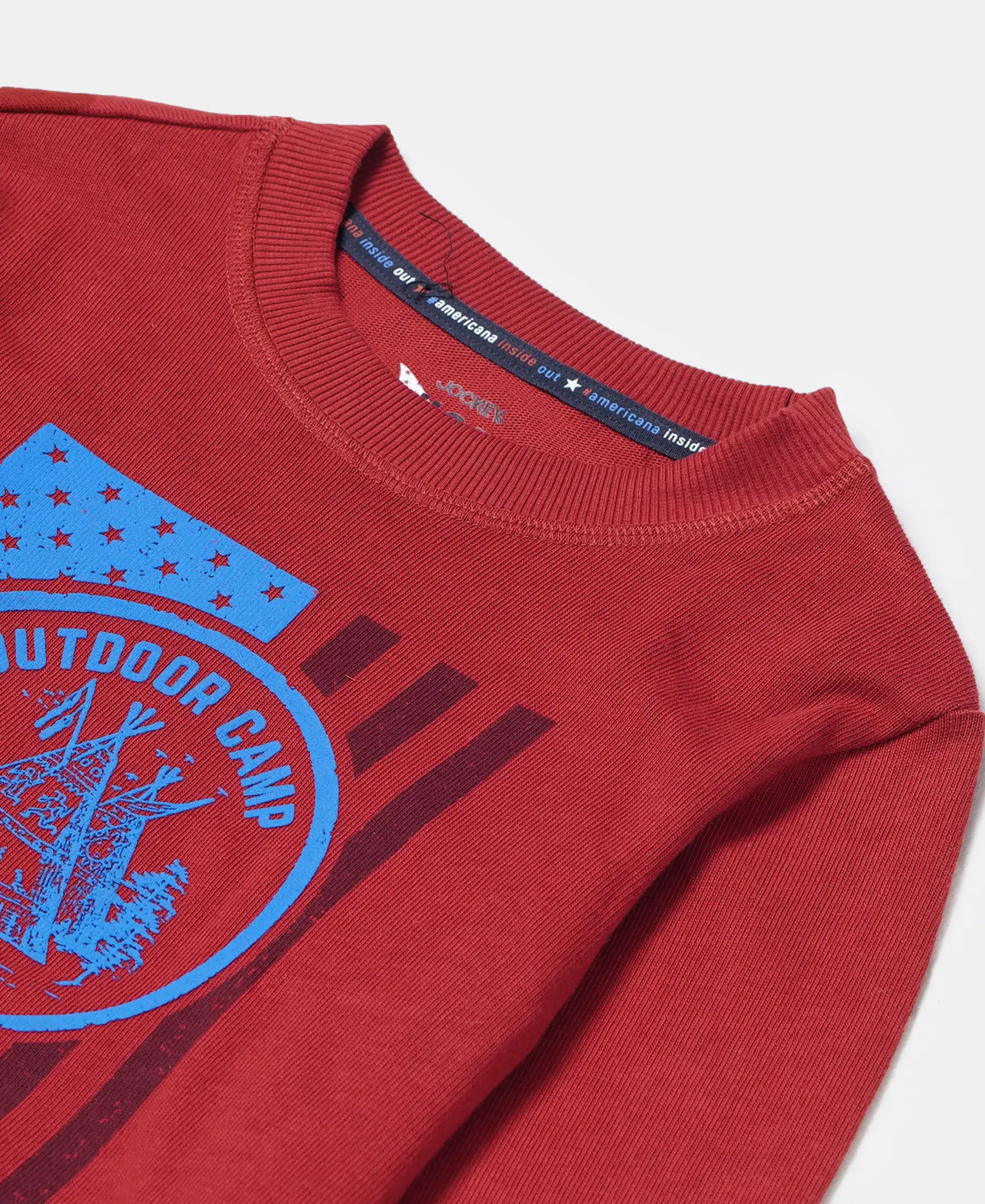 Boy's Super Combed Cotton Rich Graphic Printed Sweatshirt - Cherry Cobbler - Image 3