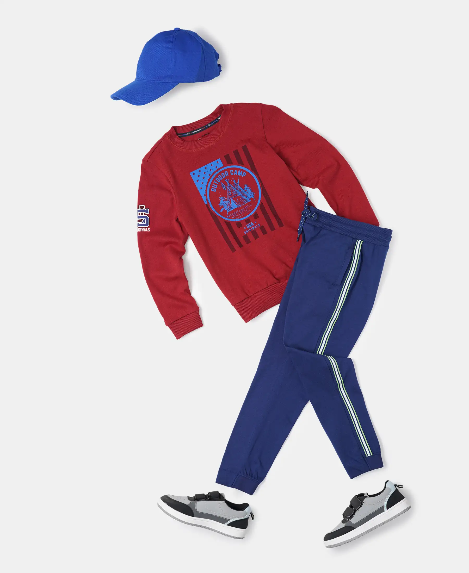 Boy's Super Combed Cotton Rich Graphic Printed Sweatshirt - Cherry Cobbler - Image 4