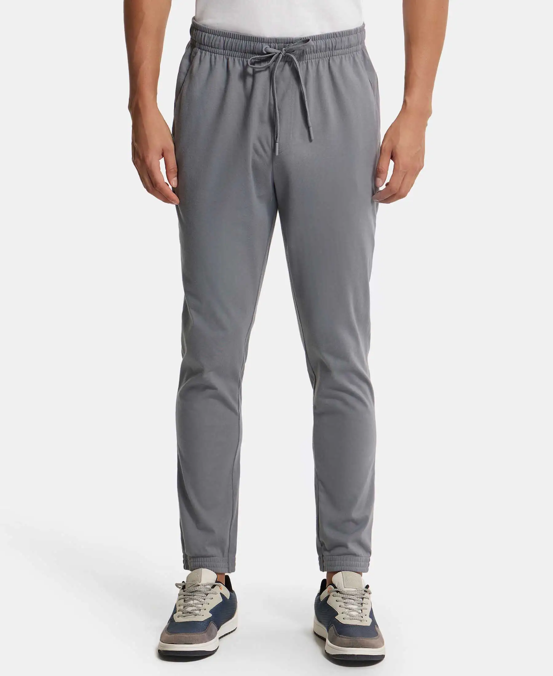 Super Combed Cotton Rich Jogger with StayFresh Treatment - Performance Grey