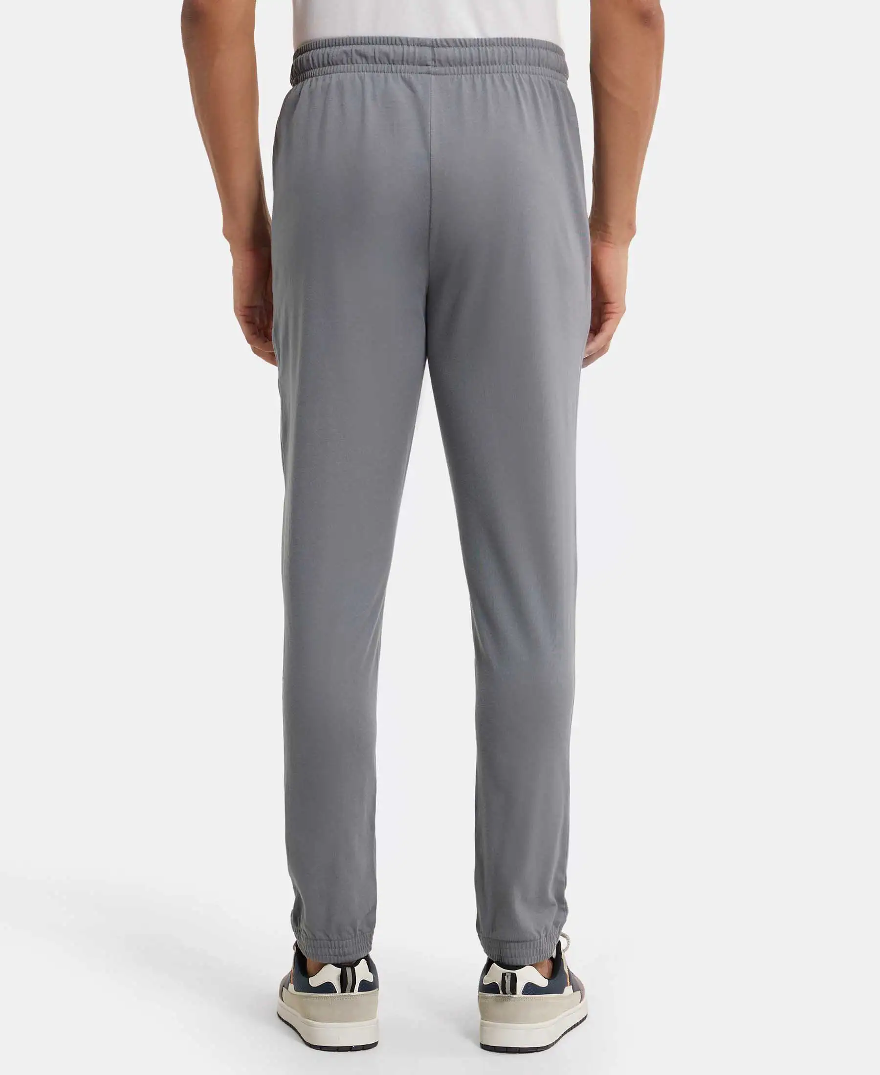 Super Combed Cotton Rich Jogger with StayFresh Treatment - Performance Grey - Image 3