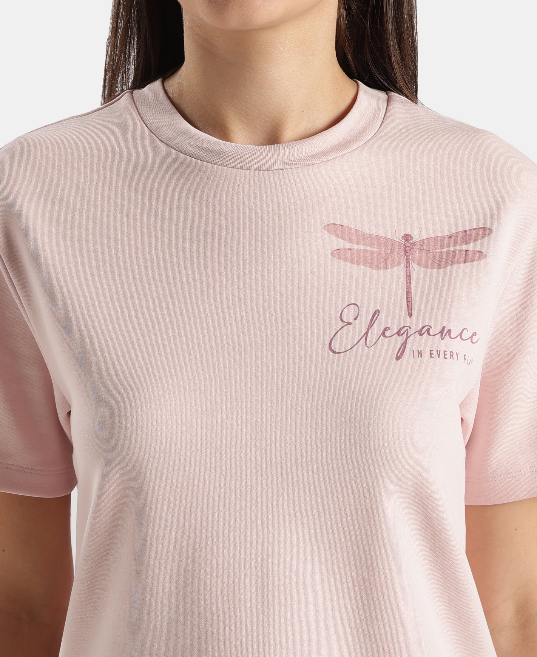 Super Combed Cotton Rich Oversized Graphic Print T-Shirt with Drop Shoulder Styling - Potpourri - Image 7