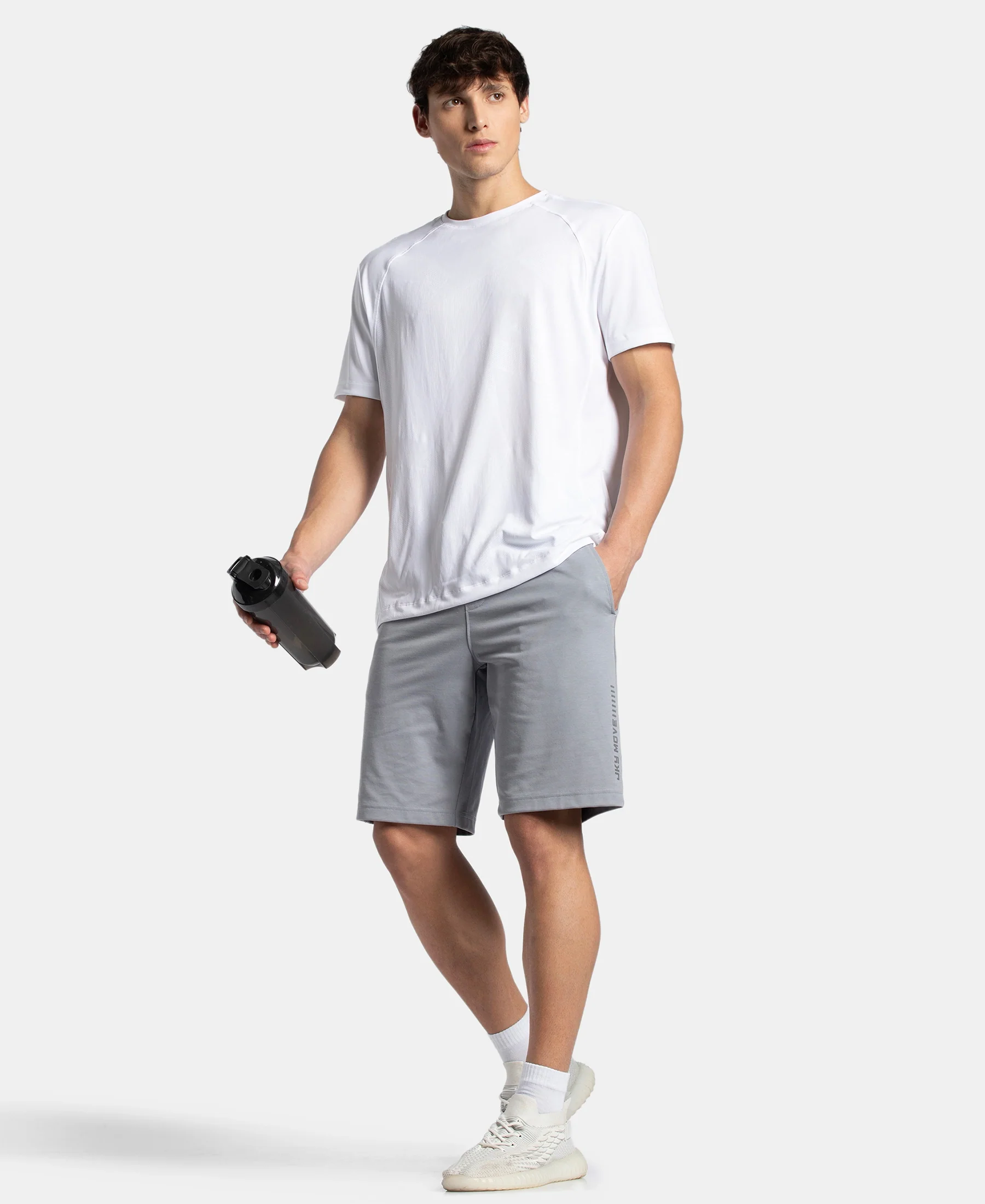 Super Combed Cotton Rich Shorts with StayFresh Treatment - Weathervane - Image 6